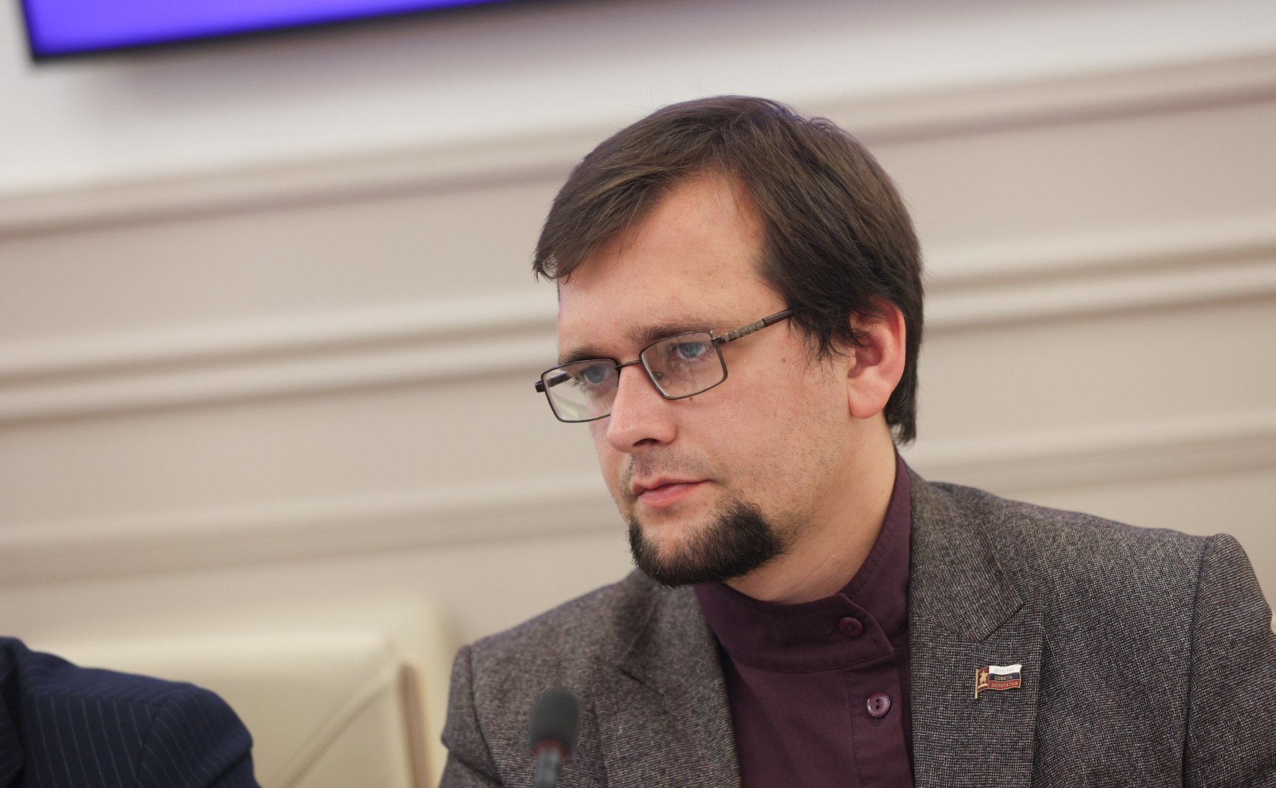 Встреча Александра Варфоломеева с участниками Международной школы дипломатии и членами Палаты молодых законодателей при Совете Федерации