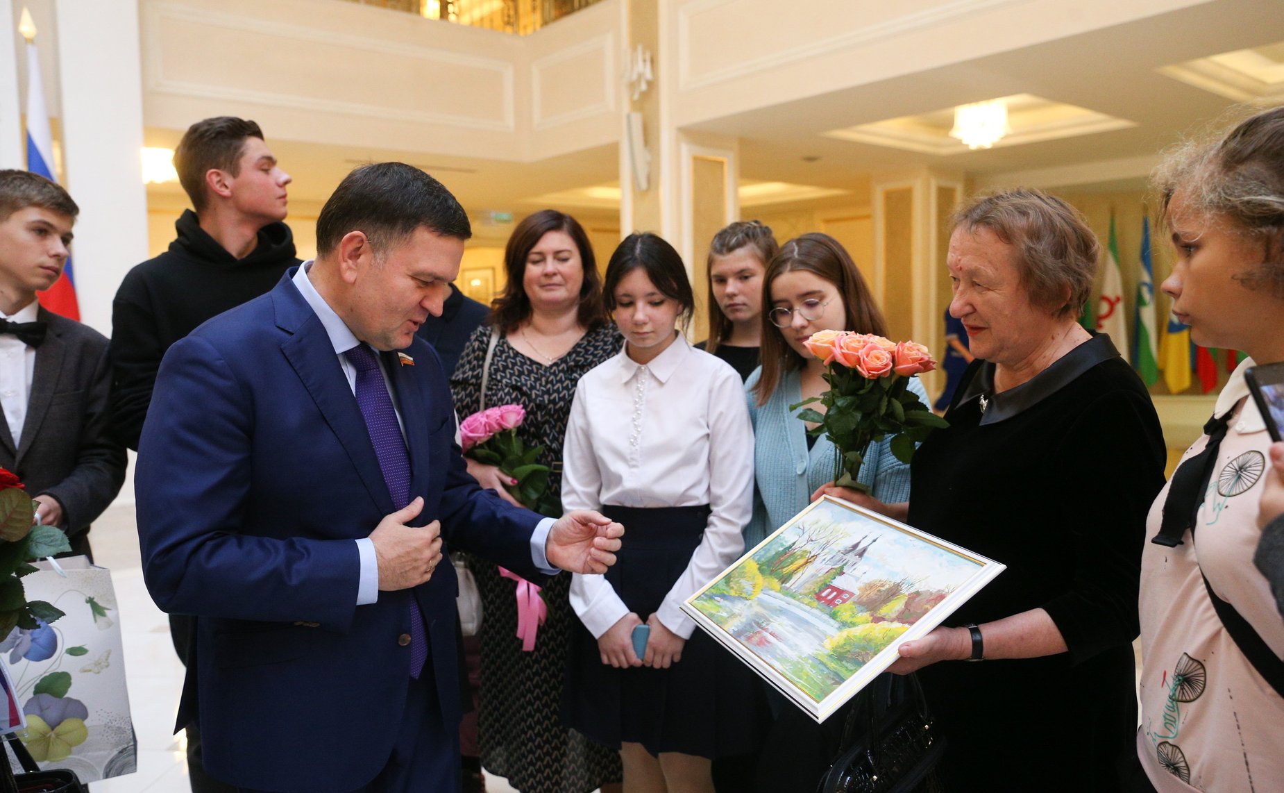 Экскурсия по зданию СФ для Ленинградского областного отделения Российского детского фонда