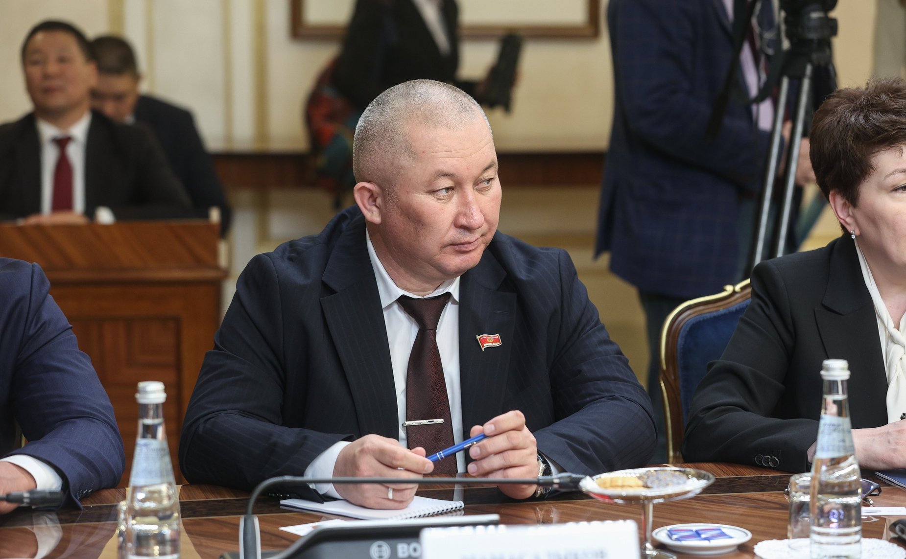 Валентина Матвиенко встретилась с Председателем Жогорку Кенеша Киргизской Республики Нурланбеком Шакиевым