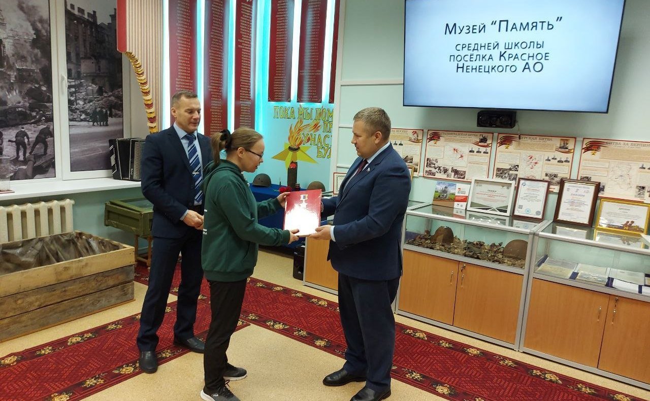 Денис Гусев побывал в посёлке Красное муниципального образования «Приморско-Куйский сельсовет» Заполярного района Ненецкого АО