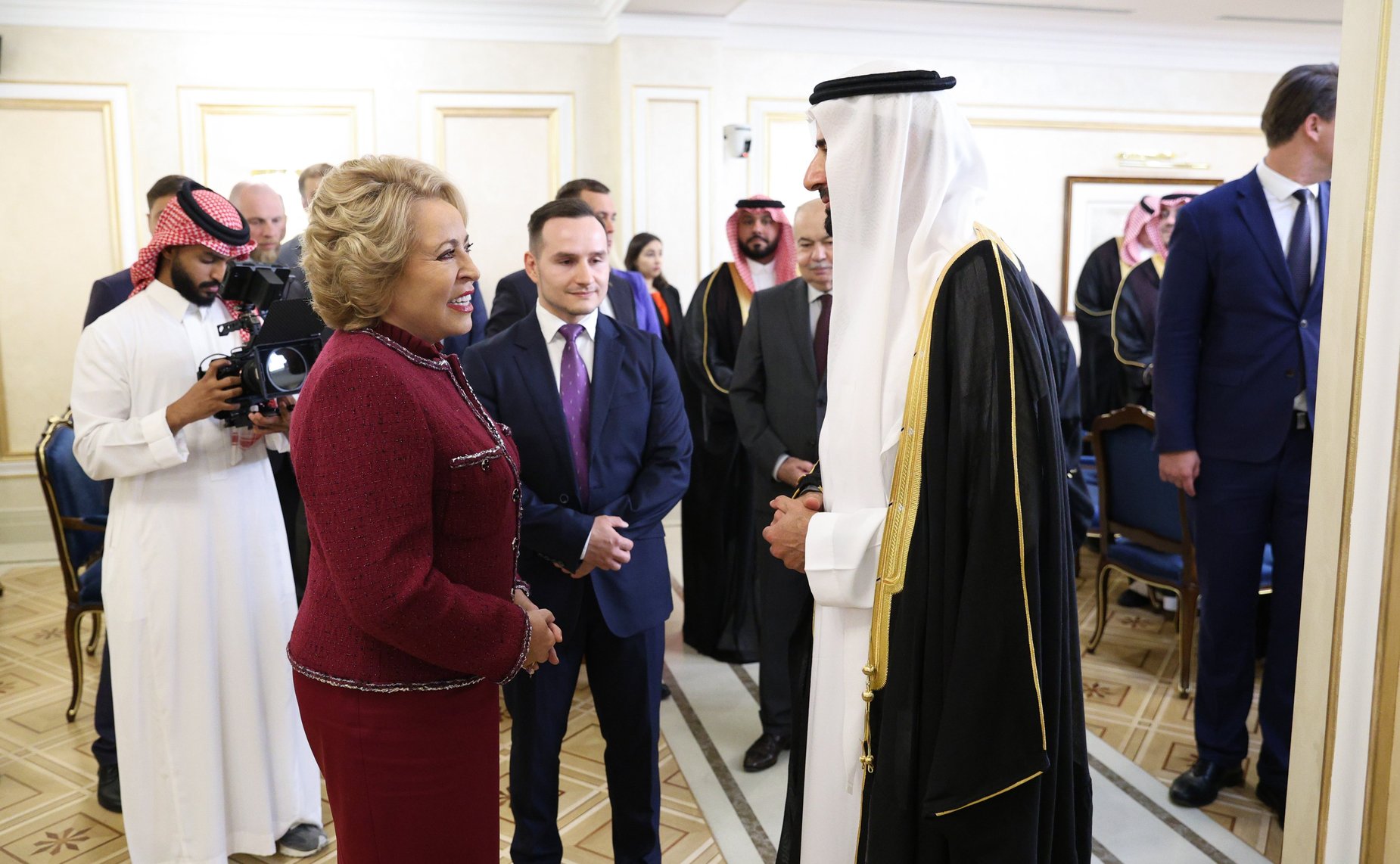 Встреча Председателя Совета Федерации Валентины Матвиенко с Министром по делам хаджа и умры Королевства Саудовская Аравия Тауфиком бен Фаузаном Ар-Рабиа