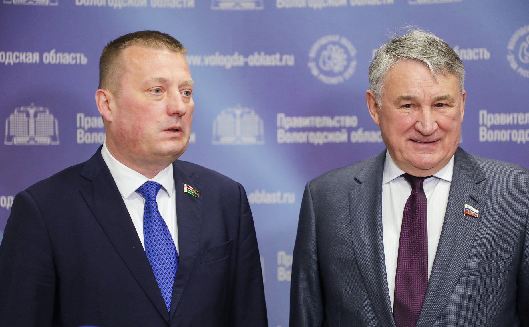 Пресс-подход Сергея Хоменко и Юрия Воробьева