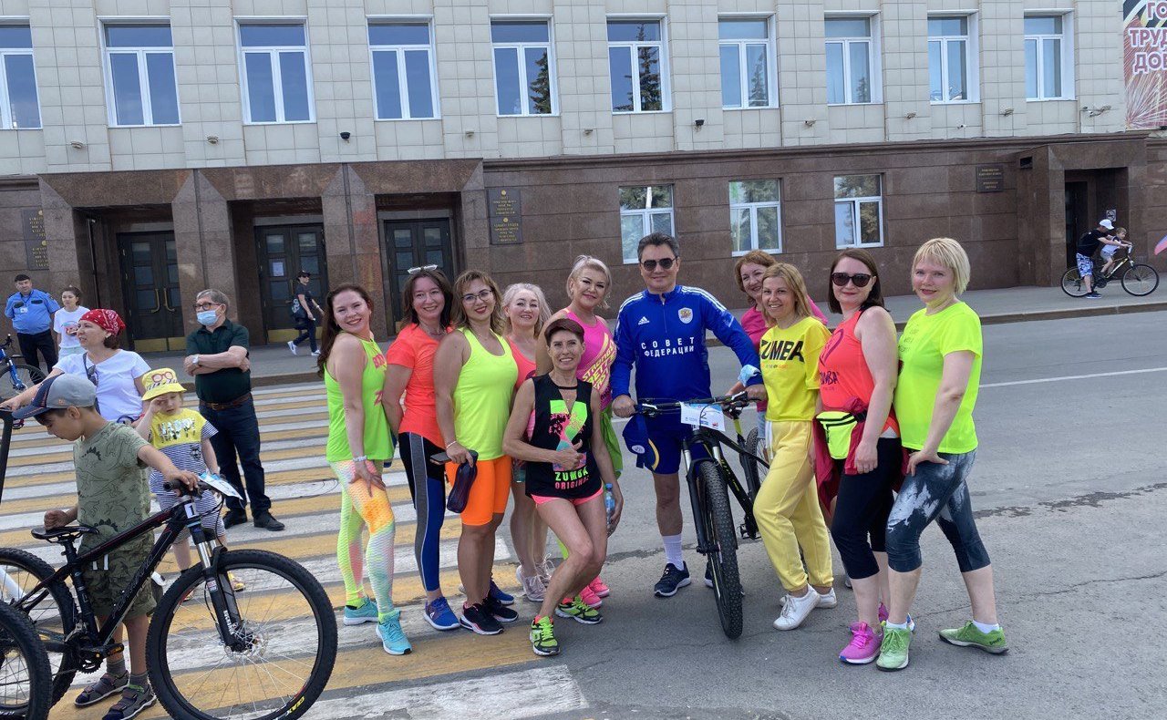 Ирек Ялалов принял участие в ежегодном велопараде «День тысячи велосипедистов» в городе Уфа