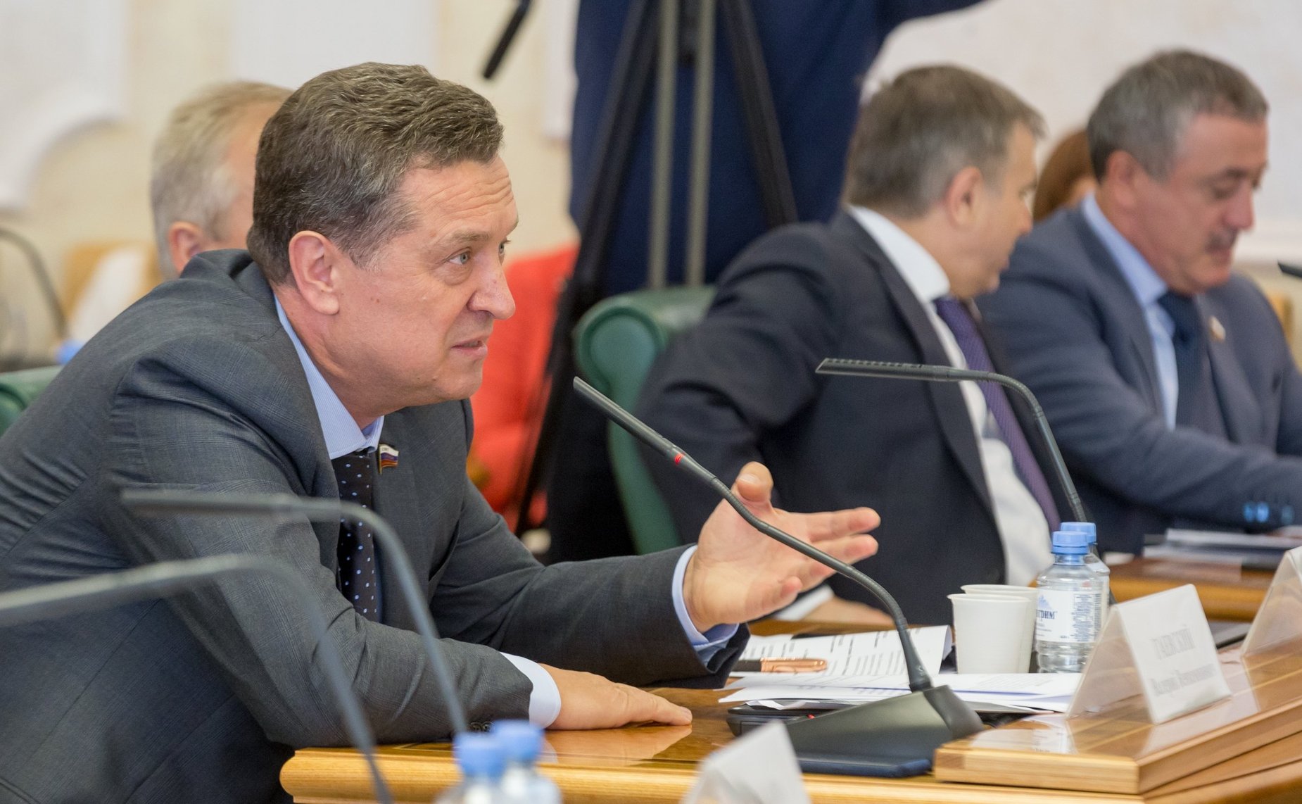 Встреча первого заместителя Председателя СФ Н. Федорова с заместителем Председателя Правительства РФ А. Гордеевым и Министром сельского хозяйства РФ Д. Патрушевым