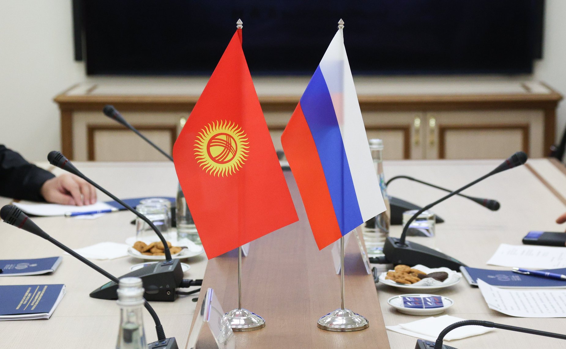 Встреча первого заместителя председателя Комитета СФ по социальной политике Александра Варфоломеева с заместителем Председателя Жогорку Кенеша Киргизской Республики