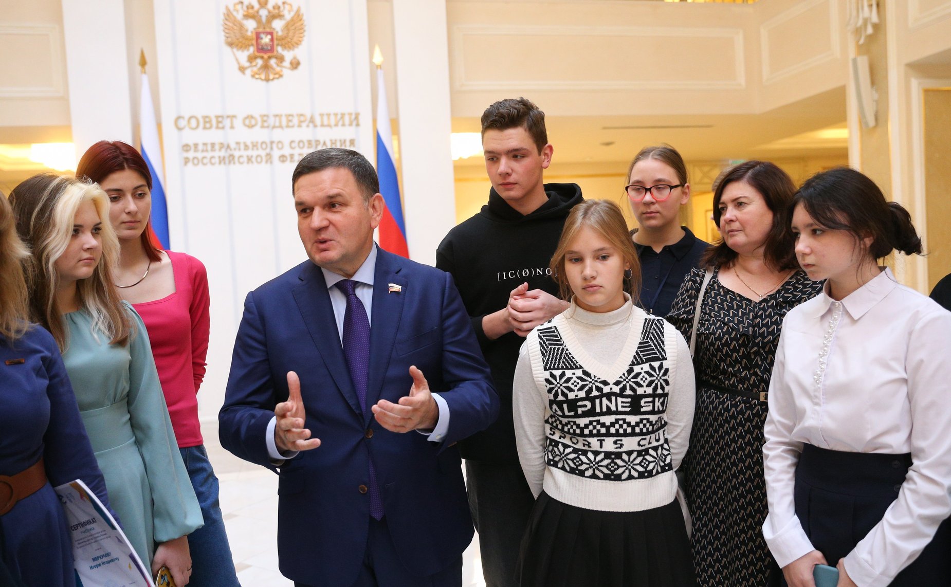 Экскурсия по зданию СФ для Ленинградского областного отделения Российского детского фонда