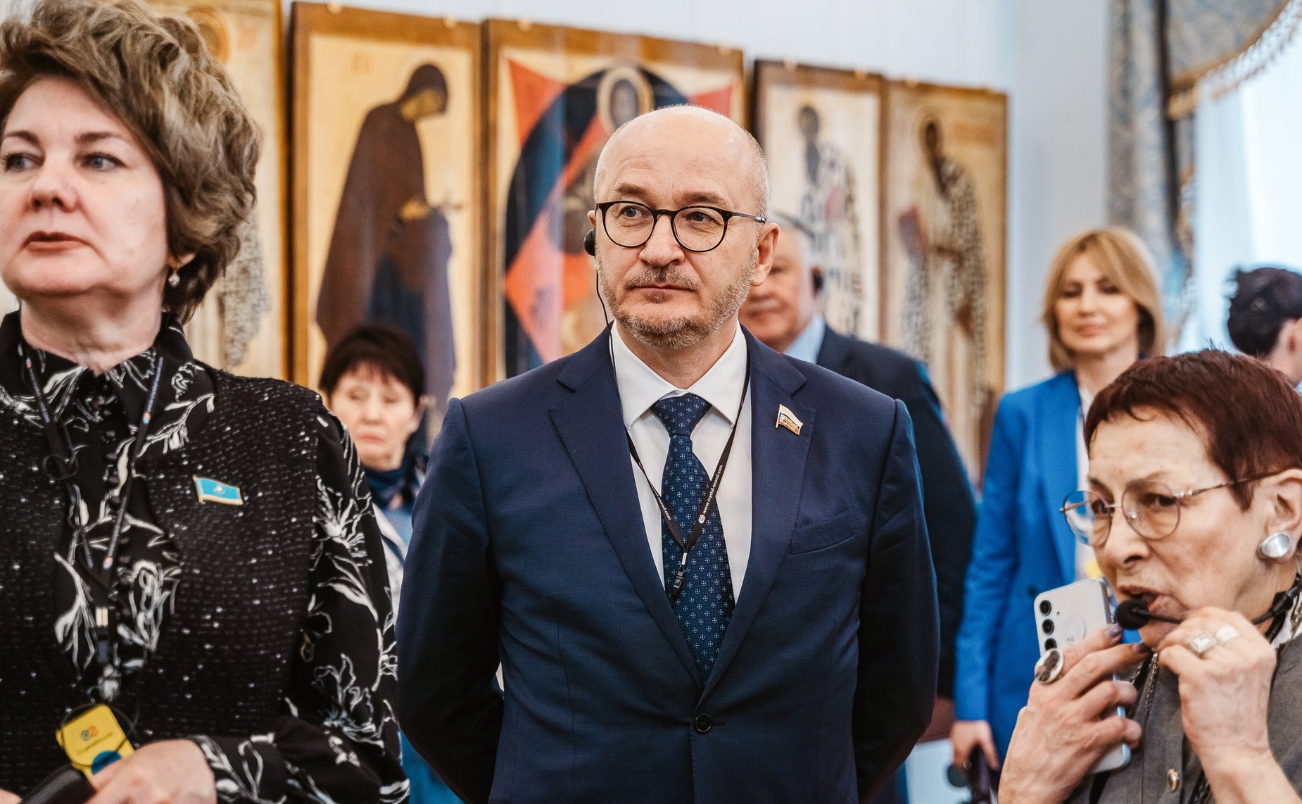 Участники 23-го заседания Комиссии по сотрудничеству между Советом Федерации и Сенатом Парламента Республики Казахстан посетили Тверской императорский путевой дворец