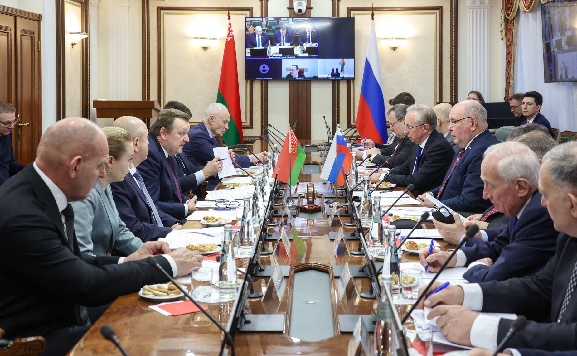 Совместное заседание Комитета Совета Федерации по международным делам и Постоянной комиссии Совета Республики Национального собрания Республики Беларусь по международным делам и национальной безопасности