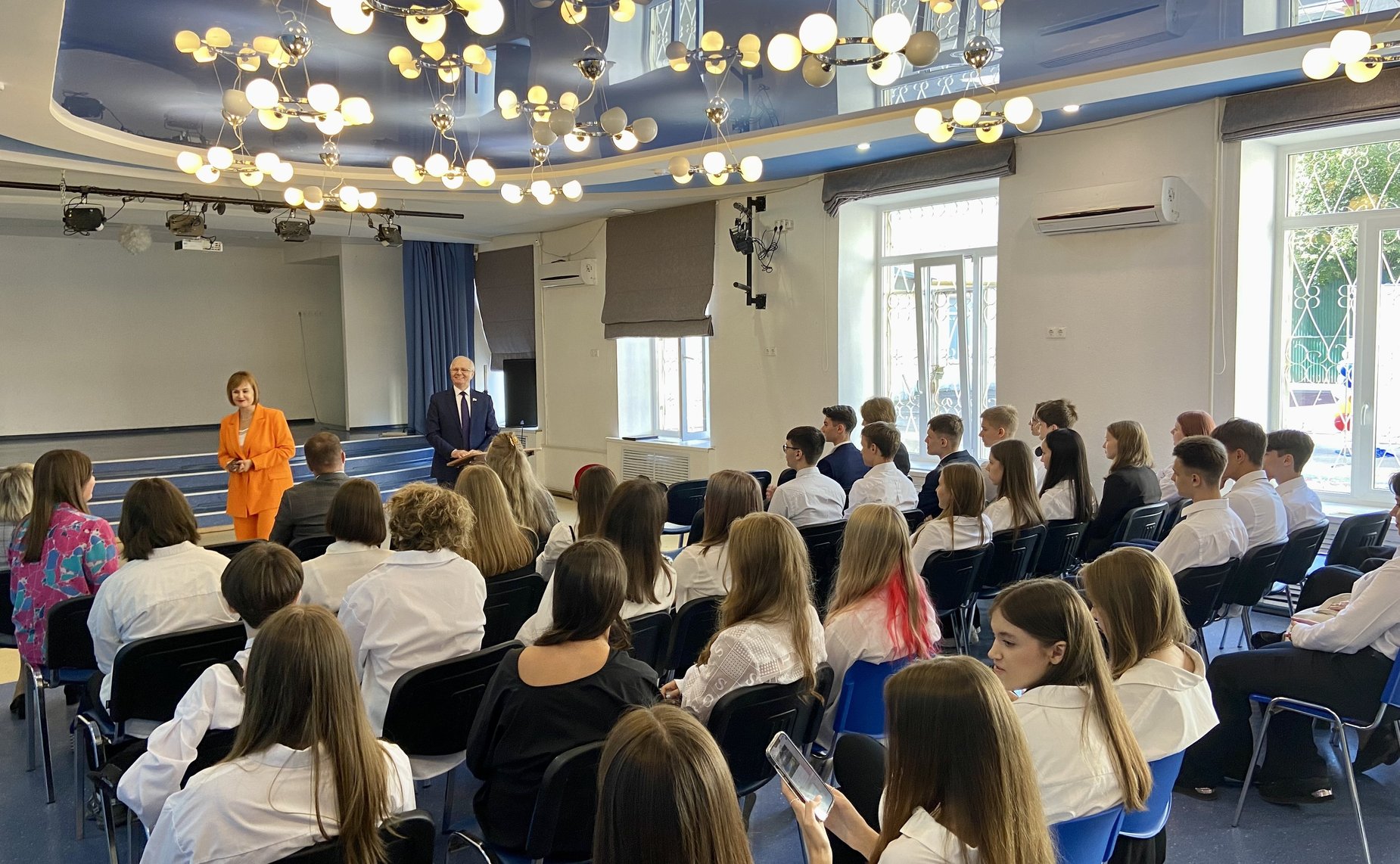 Фарит Мухаметшин провел открытый урок для учеников 10-х классов