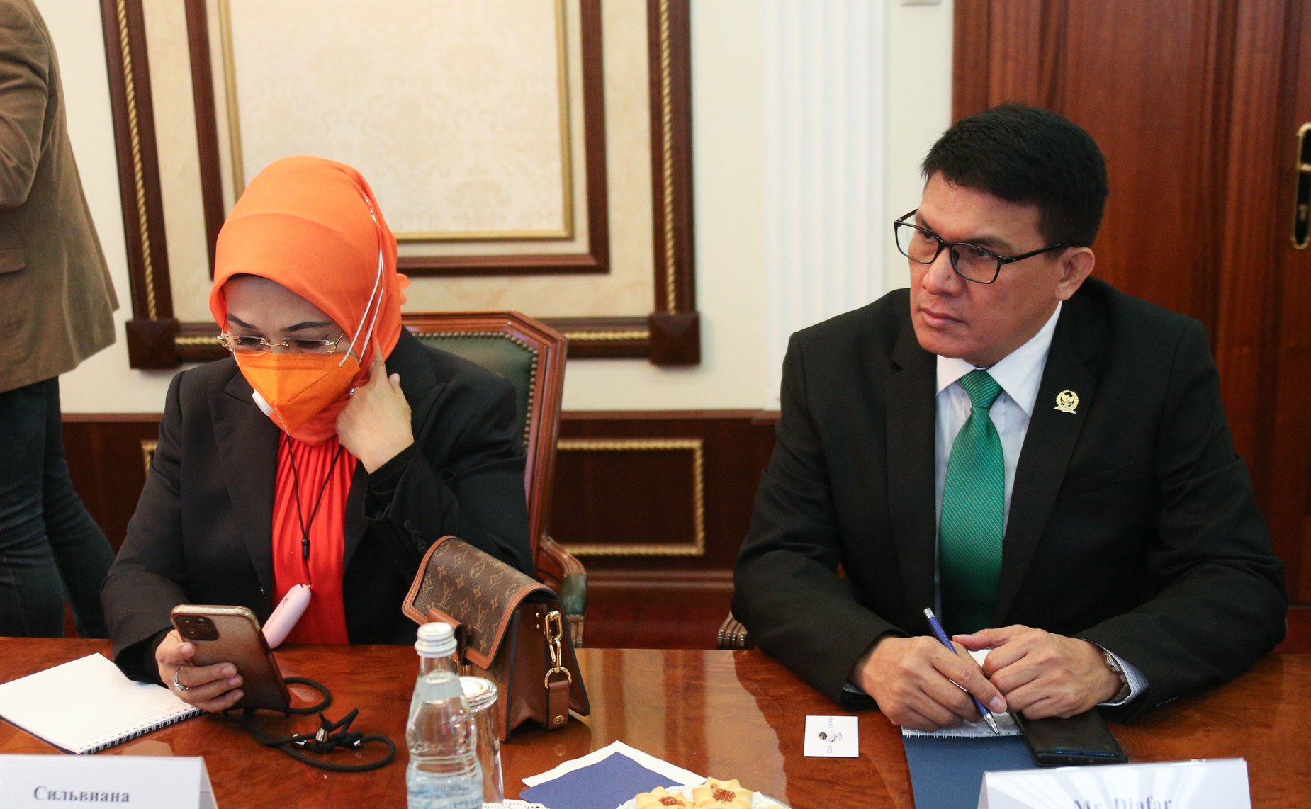 Встреча заместителя Председателя СФ Константина Косачева с заместителем Председателя Совета представителей регионов Республики Индонезии