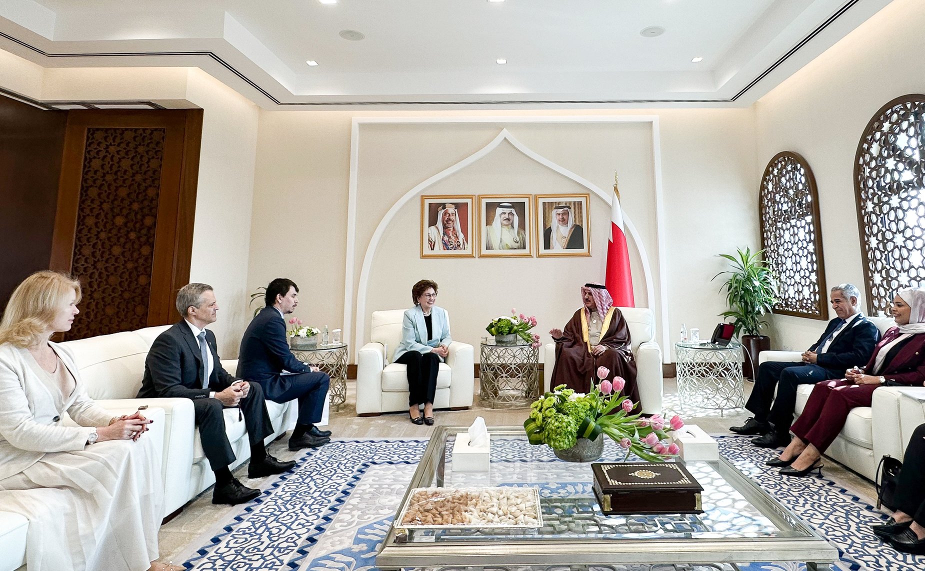 На полях Международного женского экономического форума в Бахрейне Галина Карелова провела ряд двусторонних встреч