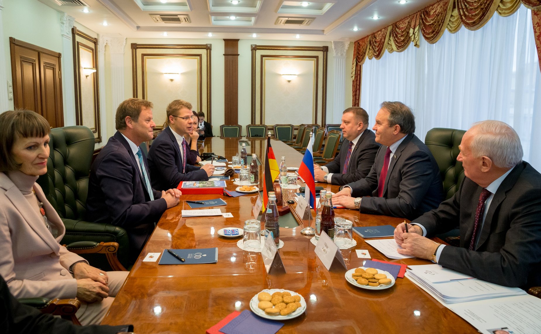 Встреча члена Комитета СФ по международным делам Игоря Морозова с заместителем Премьер-министра, Министром финансов федеральной земли Бранденбург Кристианом Гёрке