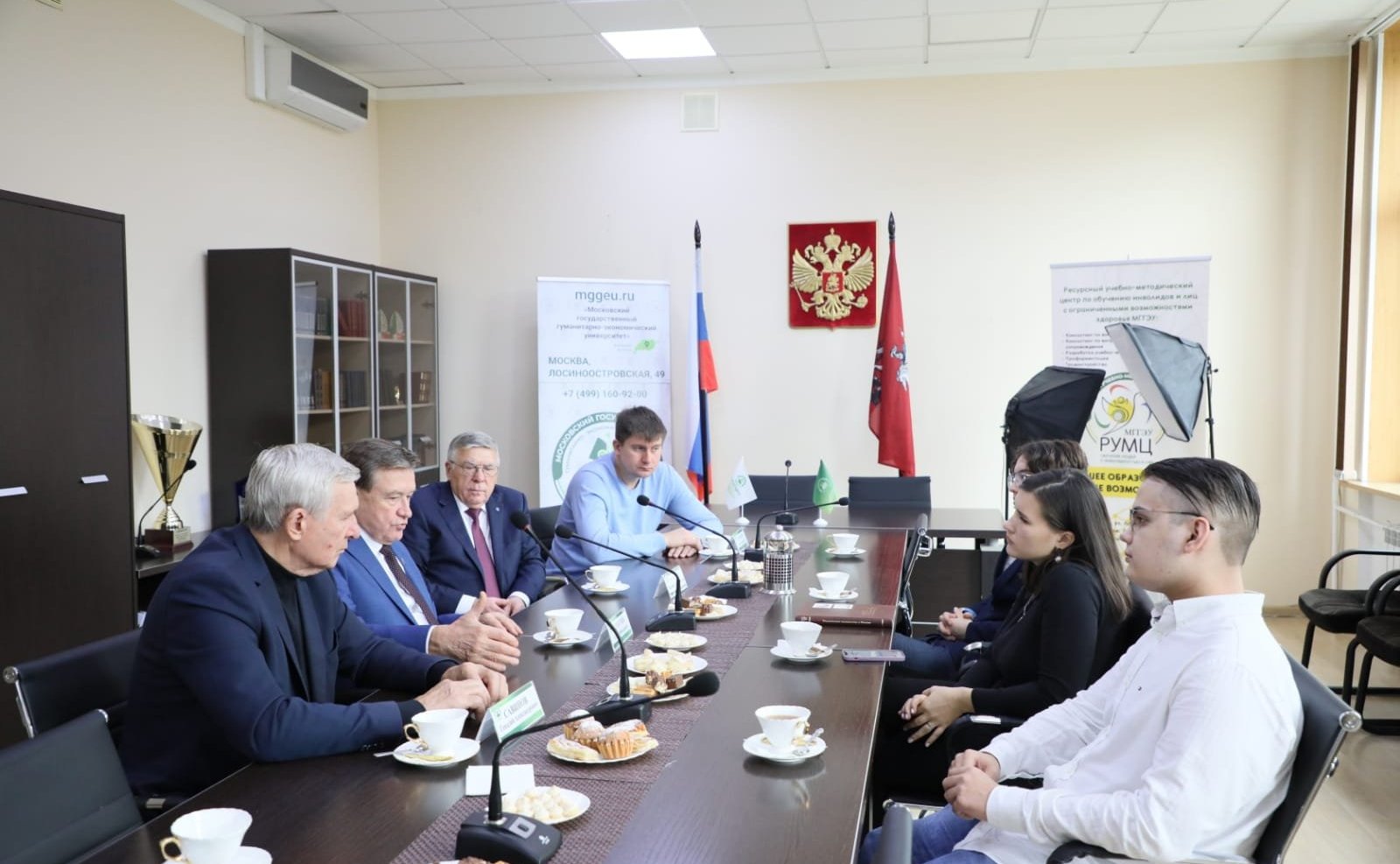 Сергей Рябухин встретился со студентами Московского государственного гуманитарно-экономического университета инклюзивного образования