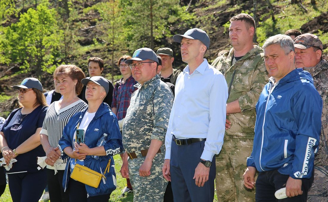 Татьяна Гигель в ходе рабочей поездки в регион приняла участие в акции по посадке леса
