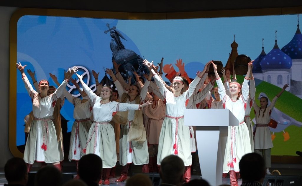 Сергей Митин принял участие в торжественной церемонии открытия дня Новгородской области на выставке-форуме «Россия»