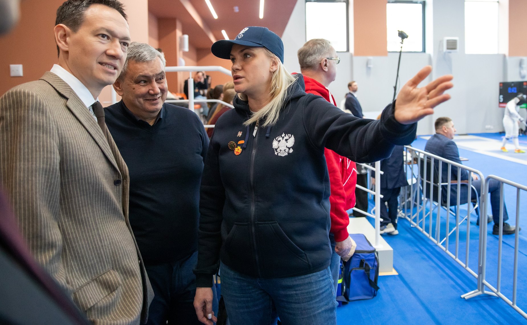 Сенаторы посетили Центр фехтования