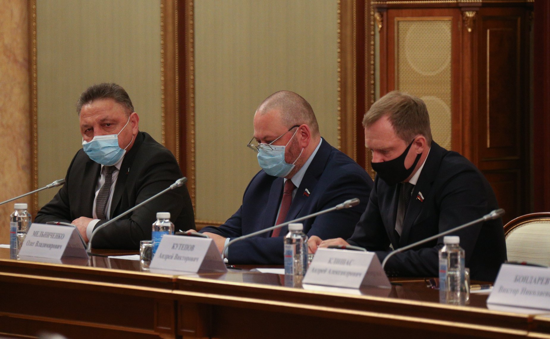 Встреча руководства Совета Федерации с Председателем Правительства Российской Федерации Михаилом Мишустиным