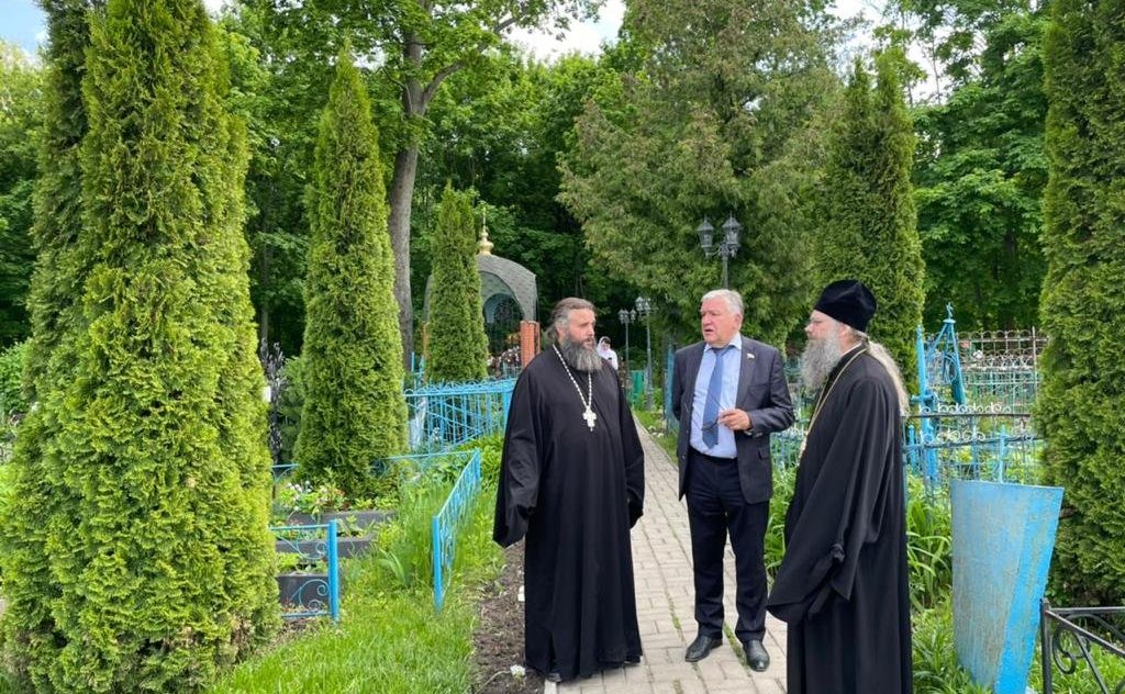 Михаил Белоусов встретился с представителями Тамбовской митрополии Русской Православной Церкви в здании Тамбовской духовной семинарии