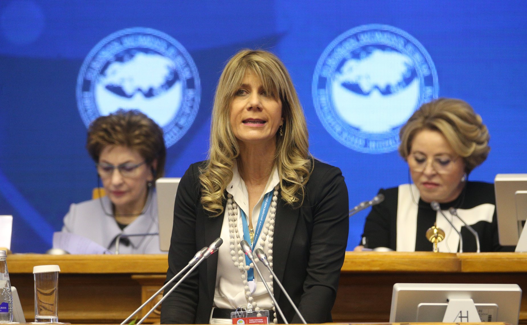 Заключительное пленарное заседание Третьего Евразийского женского форума «Женщины: глобальная миссия в новой реальности»