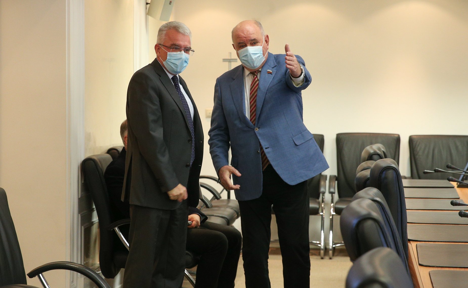 Встреча председателя Комитета СФ по международным делам Григория Карасина с Чрезвычайным и Полномочным Послом Республики Хорватия в РФ Томиславом Царом