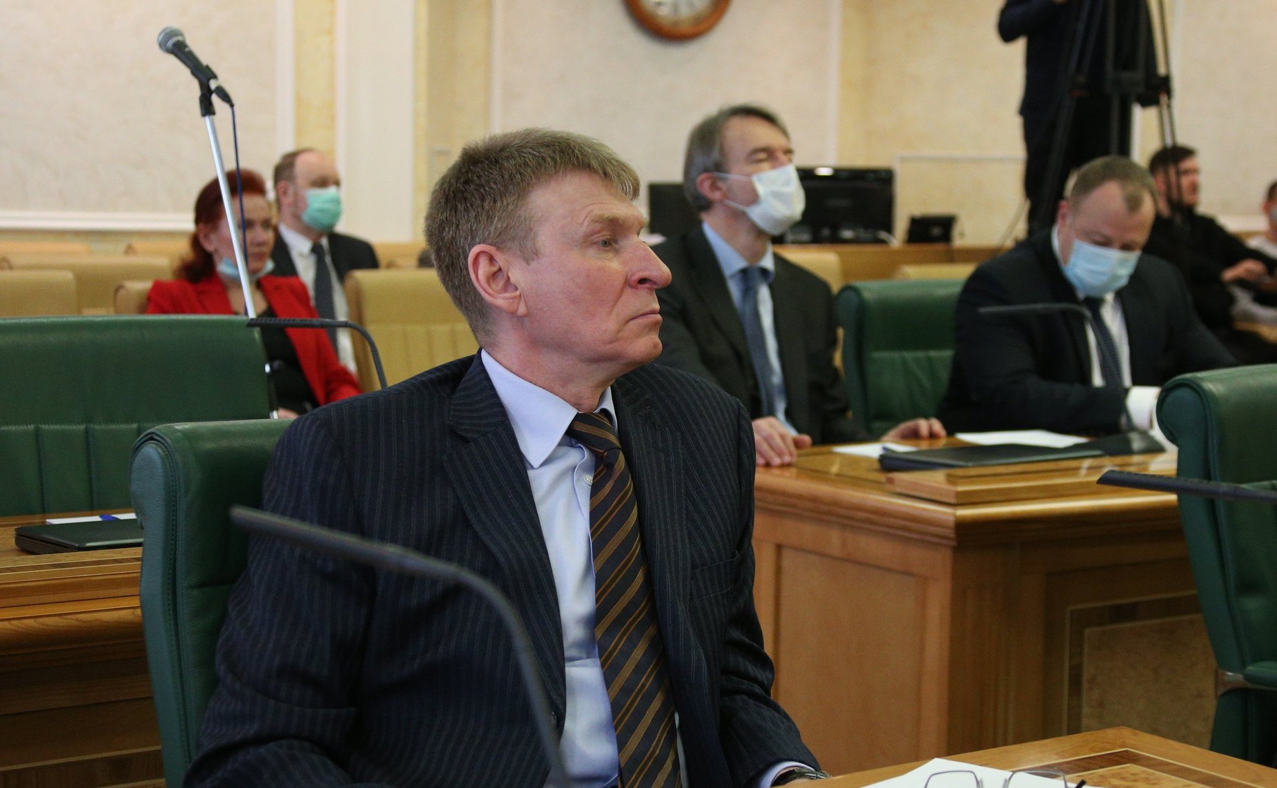 Расширенное заседание Комитета СФ по международным делам с участием членов Комитета СФ по обороне и безопасности и Чрезвычайного и Полномочного Посла Российской Федерации в США Анатолия Антонова