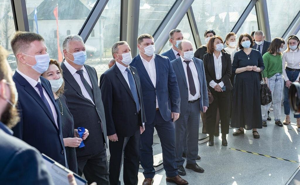 Сергей Березкин в День космонавтики принял участие в праздничных мероприятиях в Культурно-просветительском центре им. В.В. Терешковой