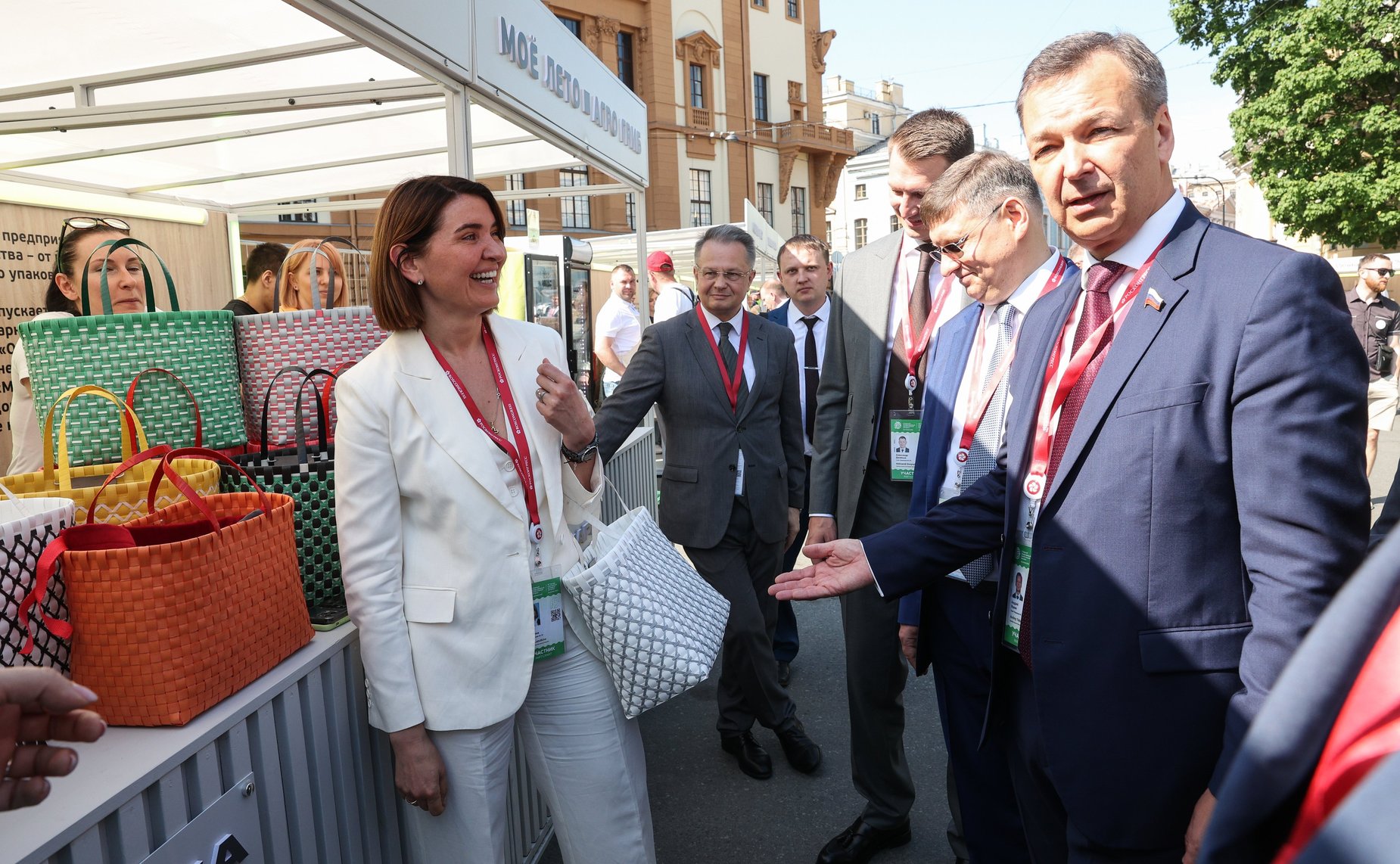 Открытие ярмарки Российской экологической продукции в рамках X Невского международного экологического конгресса