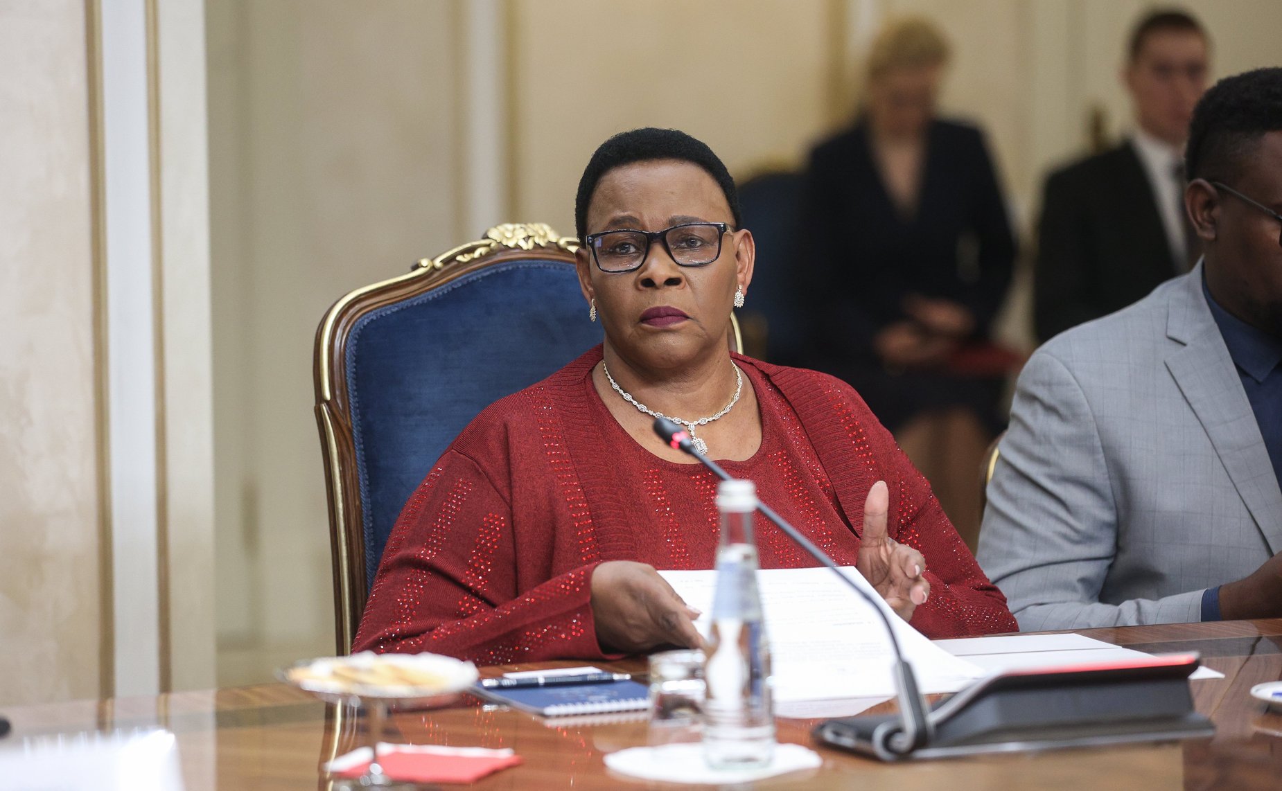 Встреча Председателя Совета Федерации Валентины Матвиенко с Председателем Сената Республики Зимбабве Мейбл Чиномоной