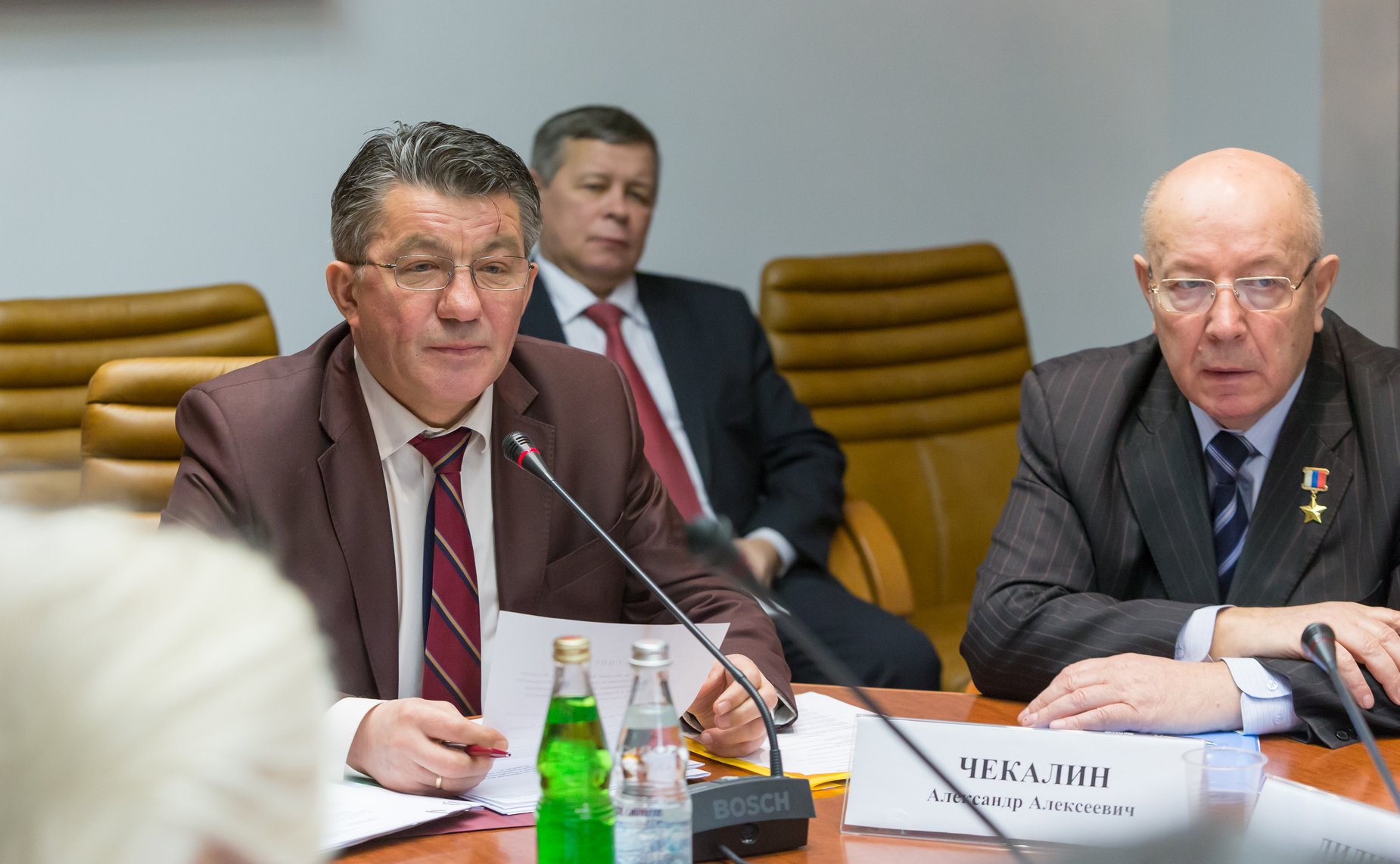 Комитет Совета Федерации по обороне и безопасности провел первое заседание в 2015 году Озеров и Чекалин