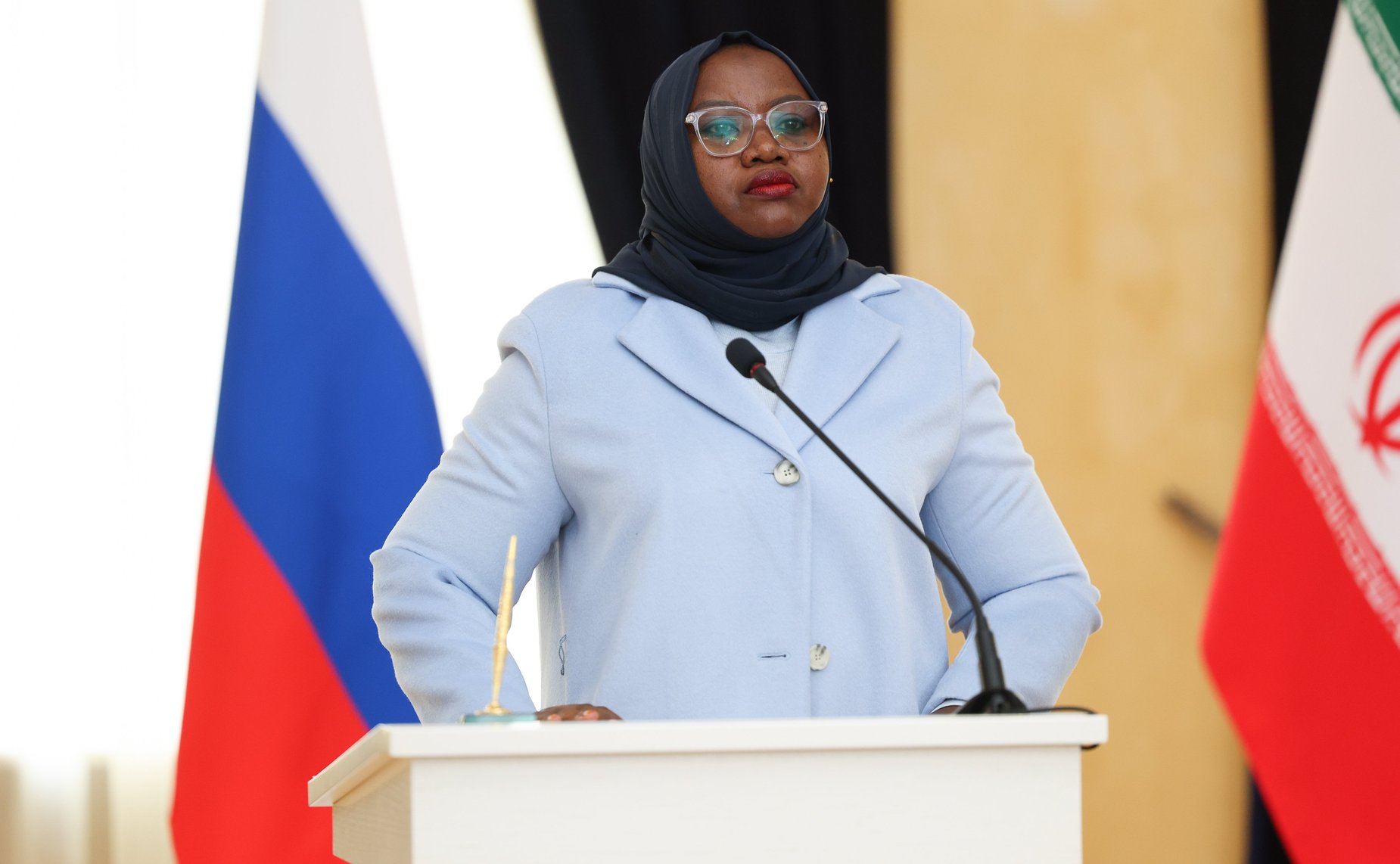 Церемония визирования заявления участников Парламентского движения столиц стран БРИКС