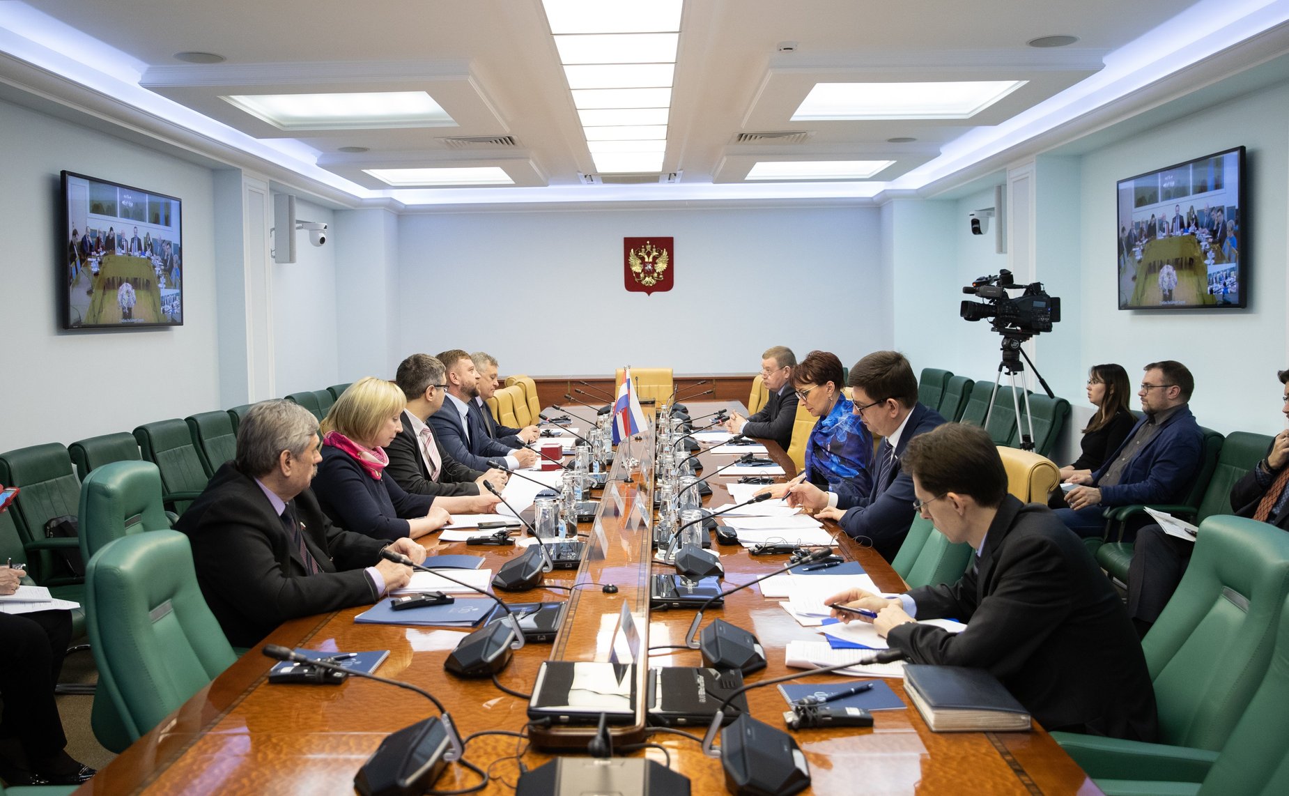 Видеоконференция между членами групп по сотрудничеству Совета Федерации и Сабора Республики Хорватии