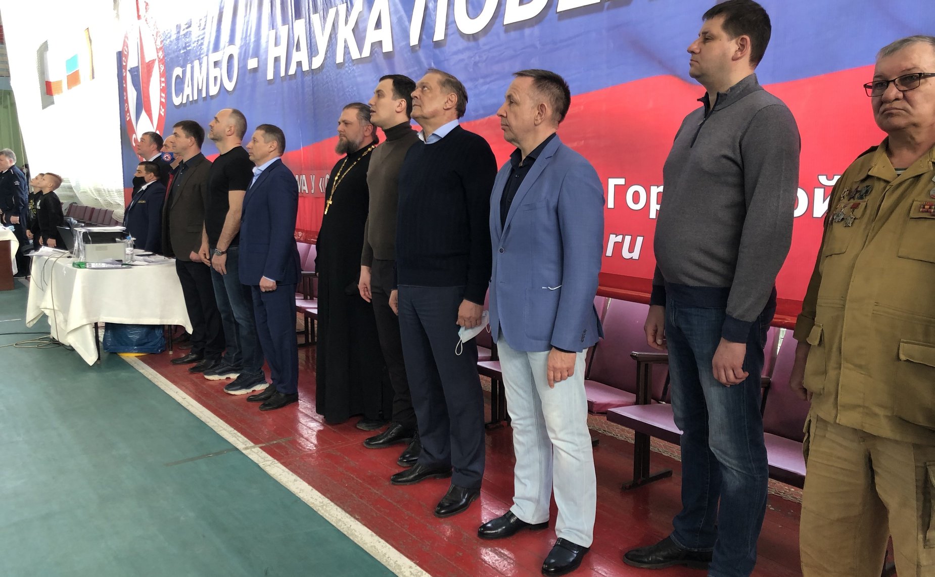 Олег Алексеев принял участие в торжественном открытии Всероссийских соревнований по самбо