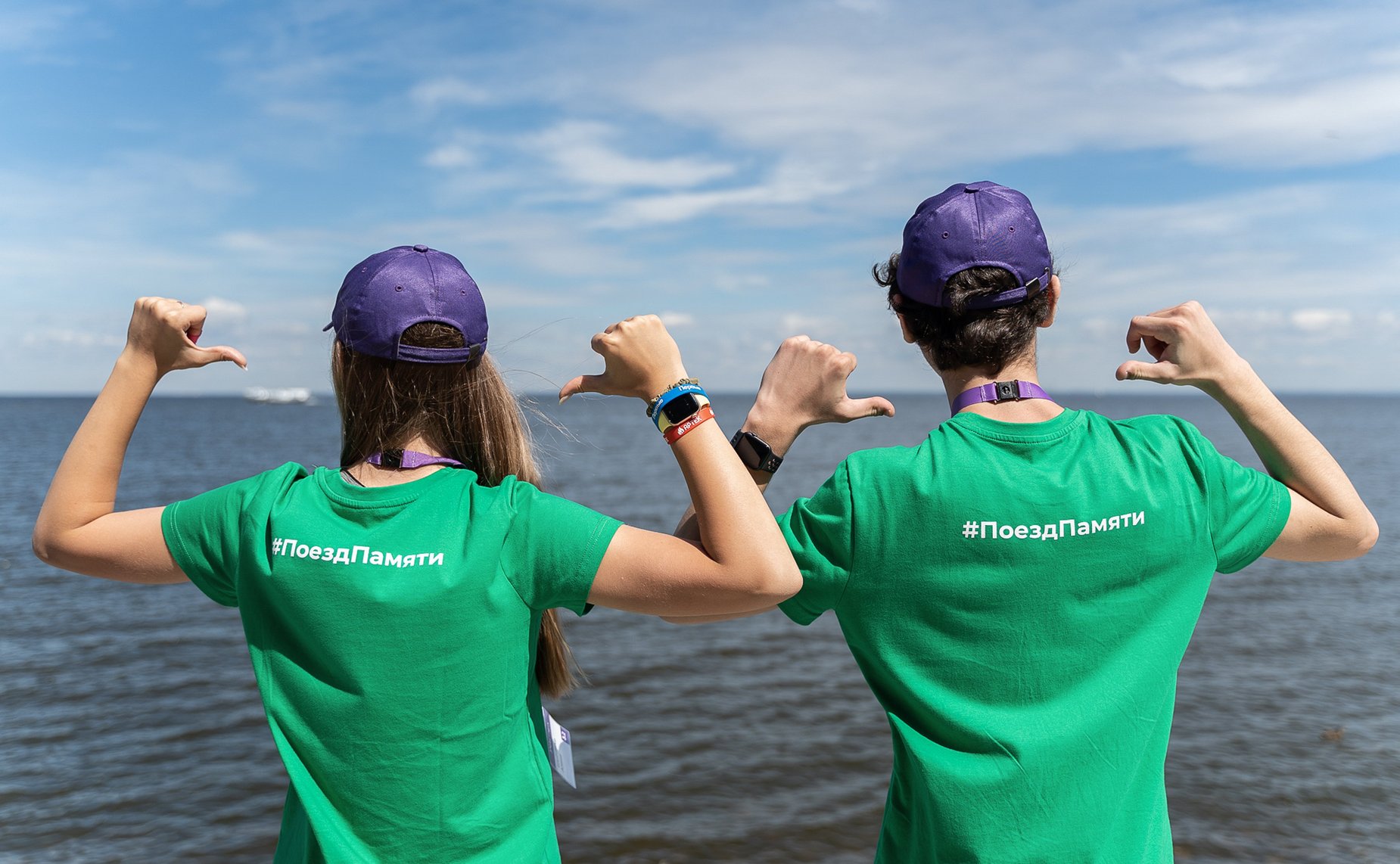 Участники культурно-образовательного проекта «Поезд Памяти» посещают город Санкт-Петербург