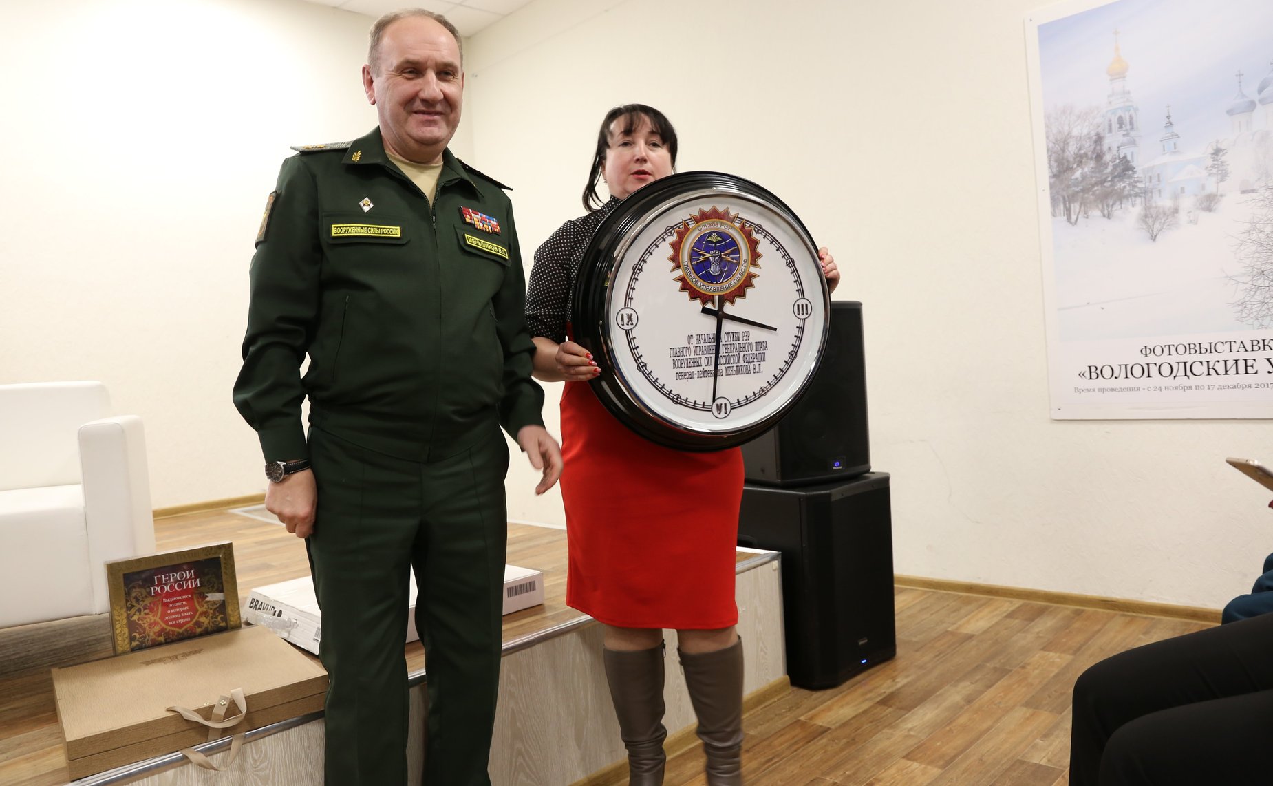 Встреча Ю. Воробьева с курсантами центра «Корабелы Прионежья»