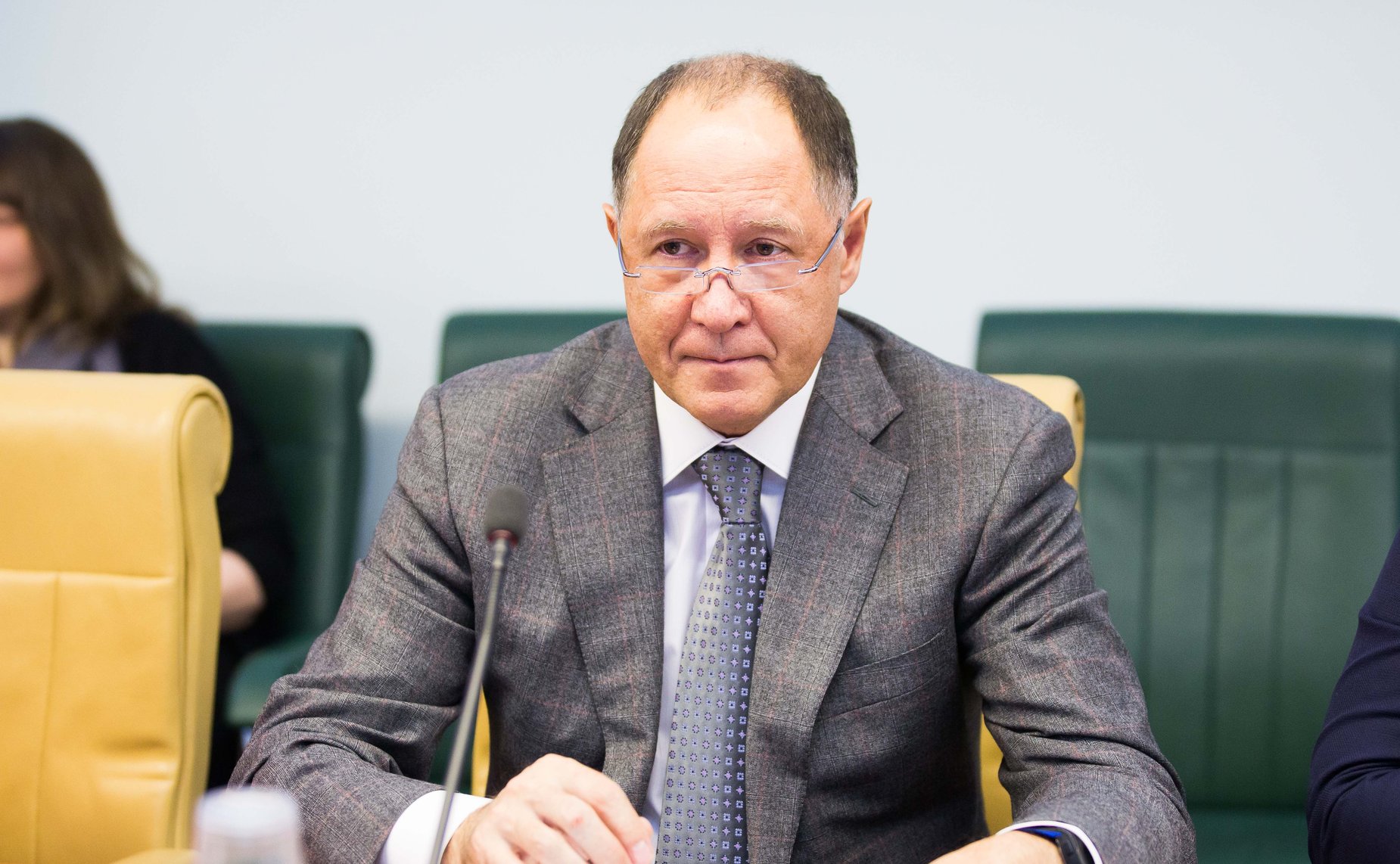 В. Абрамов Заседание Комитета Совета Федерации по социальной политике