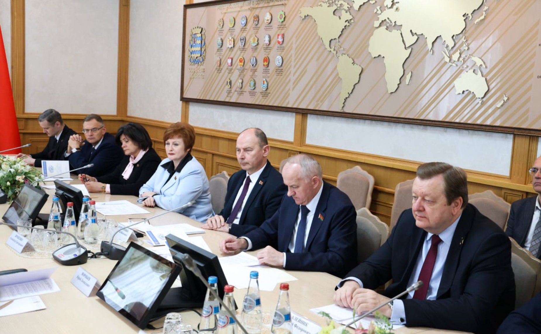 15-е заседание Межпарламентской комиссии Совета Республики Национального собрания Республики Беларусь и Совета Федерации по межрегиональному сотрудничеству (фото: Пресс-служба Совета Республики Национального собрания Беларуси)