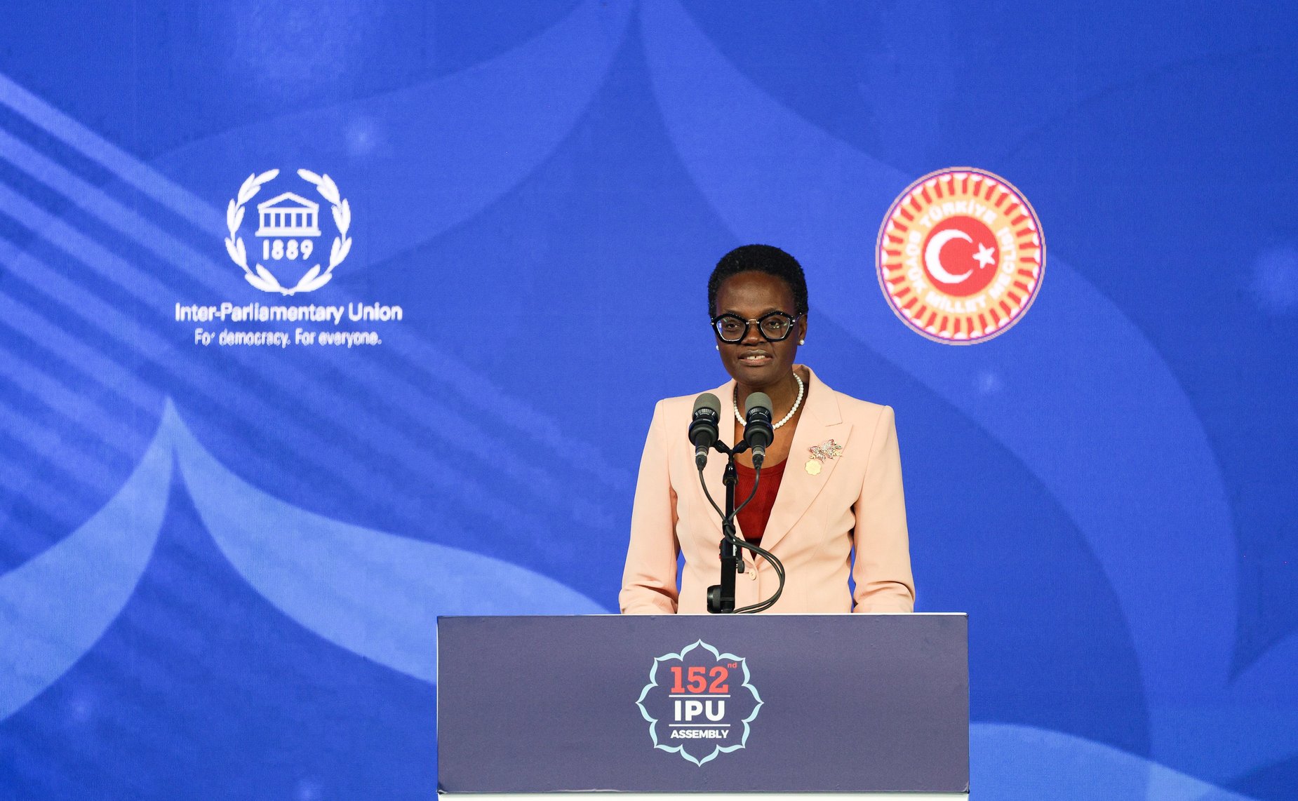 152 Ассамблея Межпарламентского союза (МПС). Общая дискуссия «Укрепление надежды, обеспечение мира и справедливости для будущих поколений»