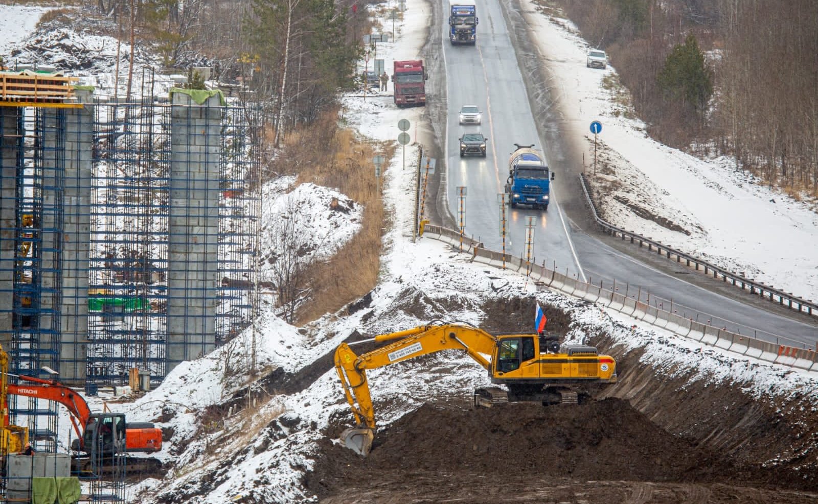 Олег Цепкин проконтролировал ход работ на автодороге федерального значения М-5 «Урал» в Челябинской области