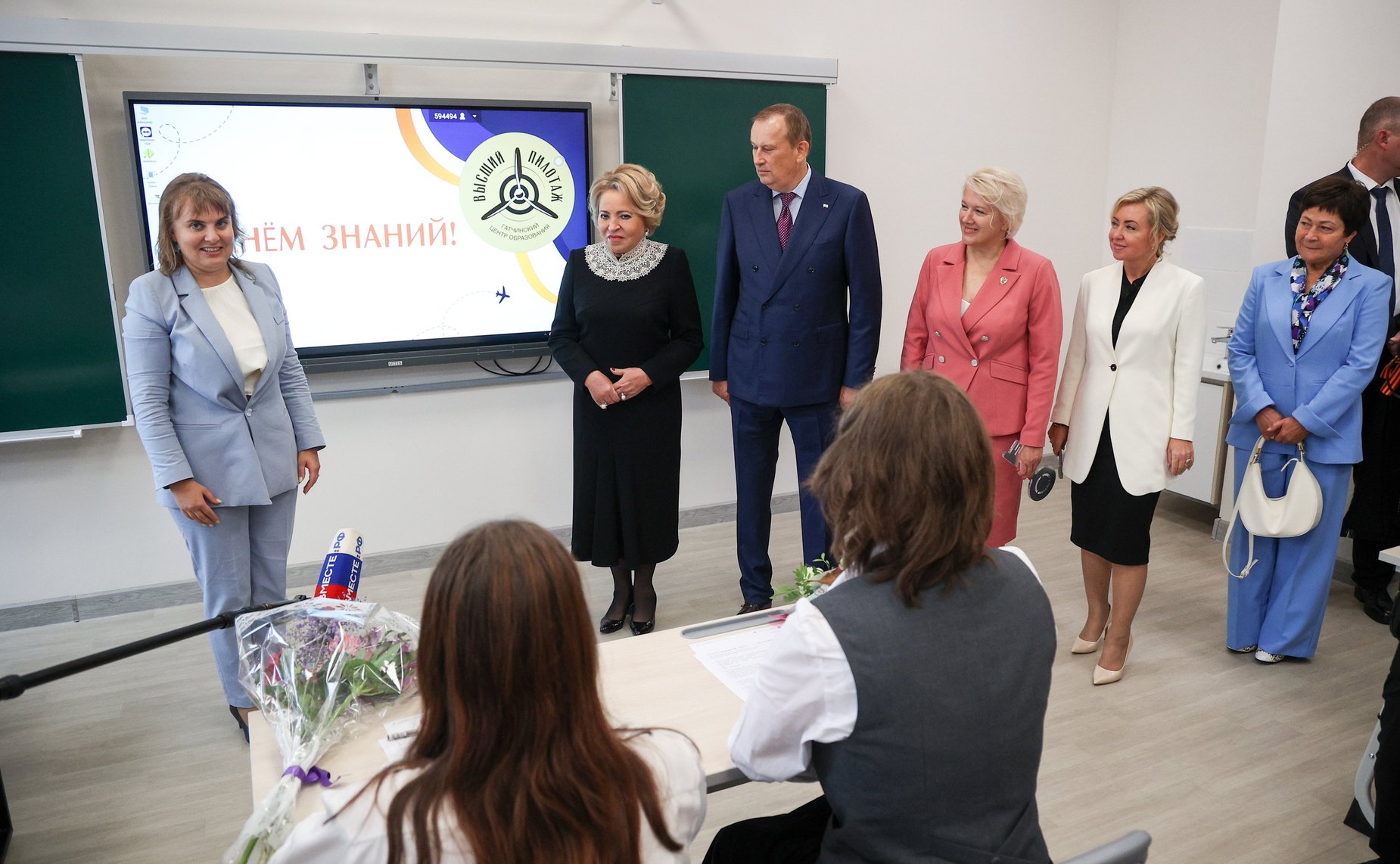 Валентина Матвиенко приняла участие в торжественном открытии Гатчинского центра образования «Высший пилотаж»
