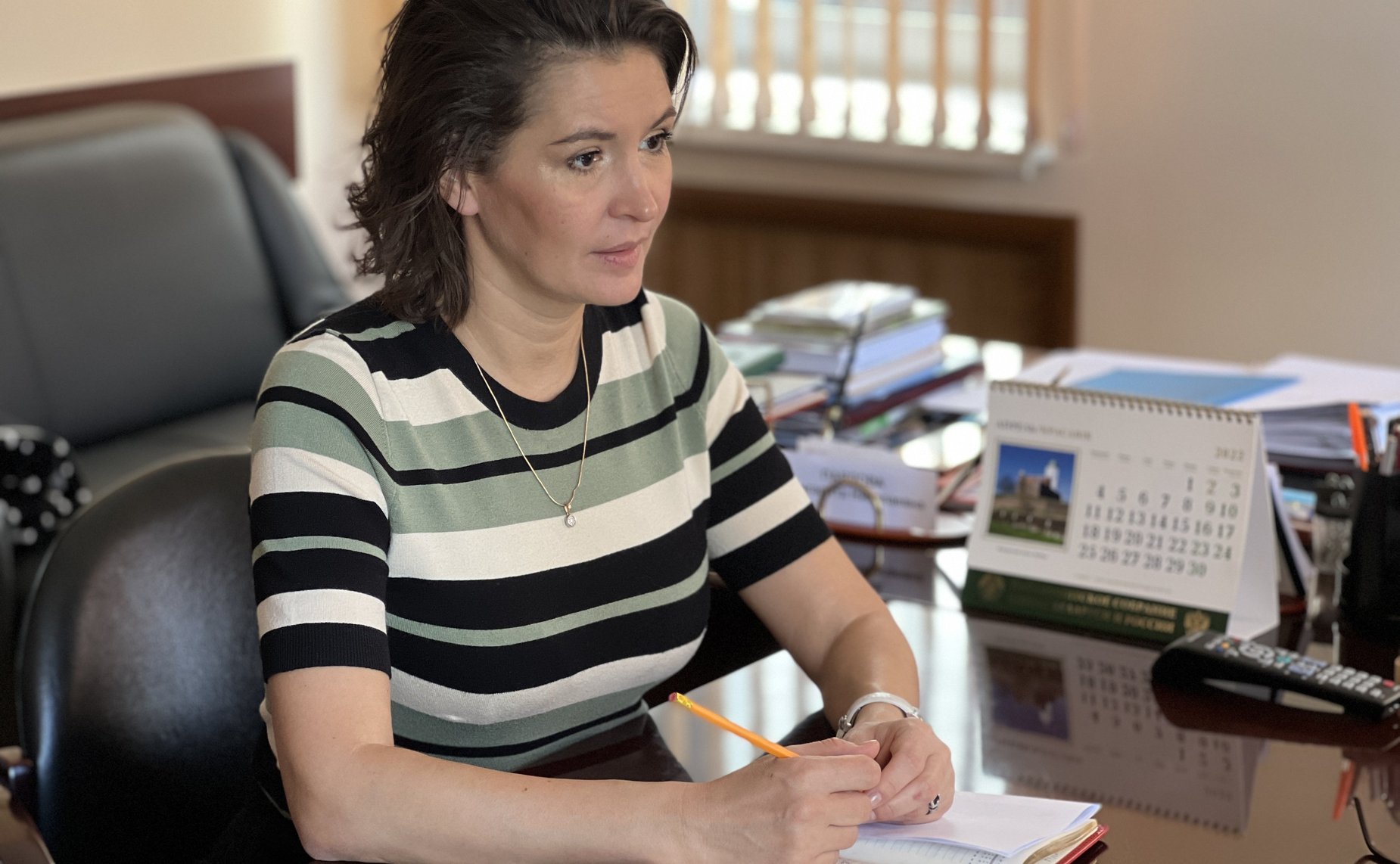 Маргарита Павлова в ходе работы в регионе провела рабочую встречу с руководителем Главного управления Федеральной служб исполнения наказания по Челябинской области Михаилом Арслановым