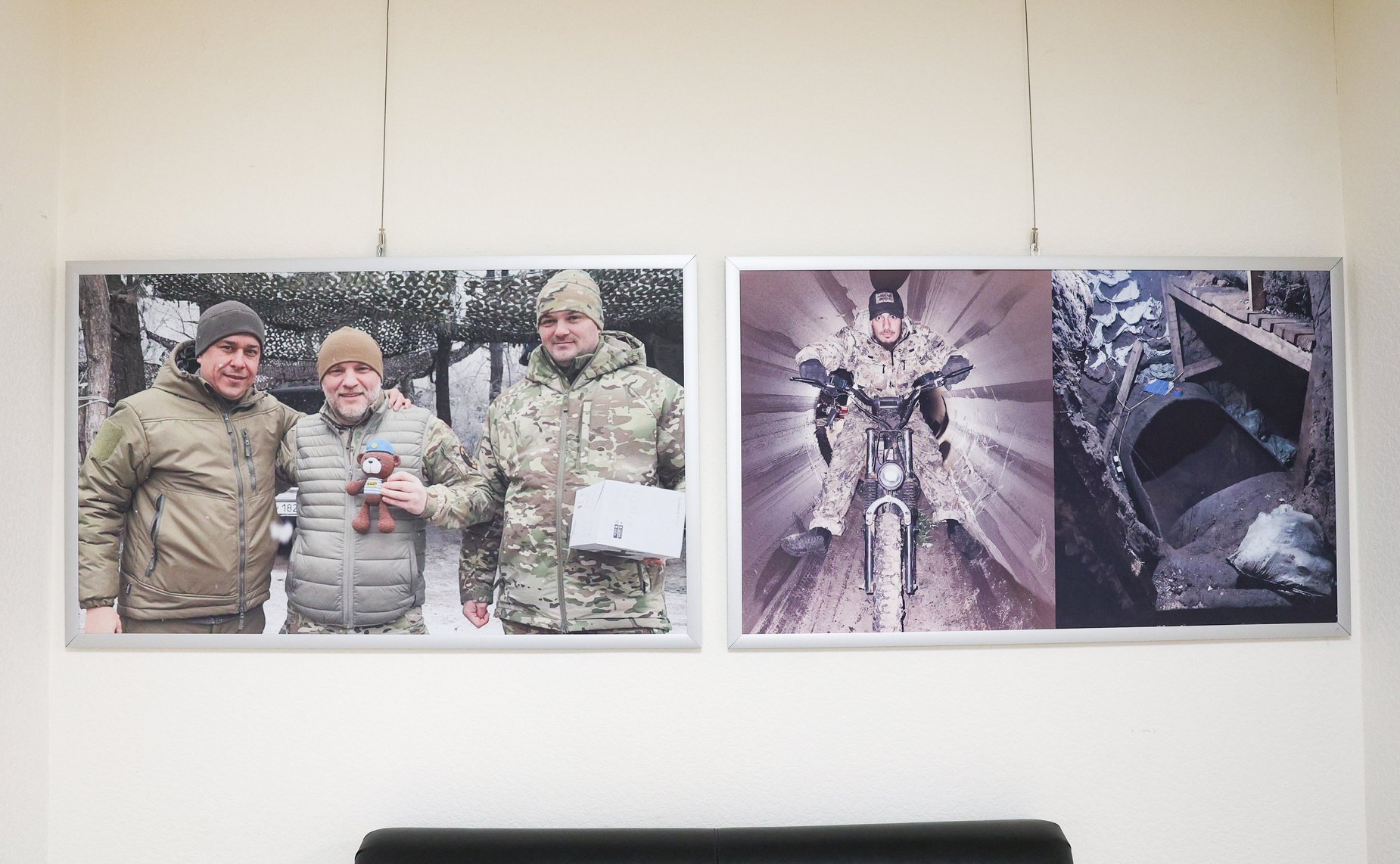 Торжественное награждение военнослужащих в рамках проведения открытия патриотической выставки фотографий военнослужащих Отдельной диверсионной штурмовой бригады «Ветераны»