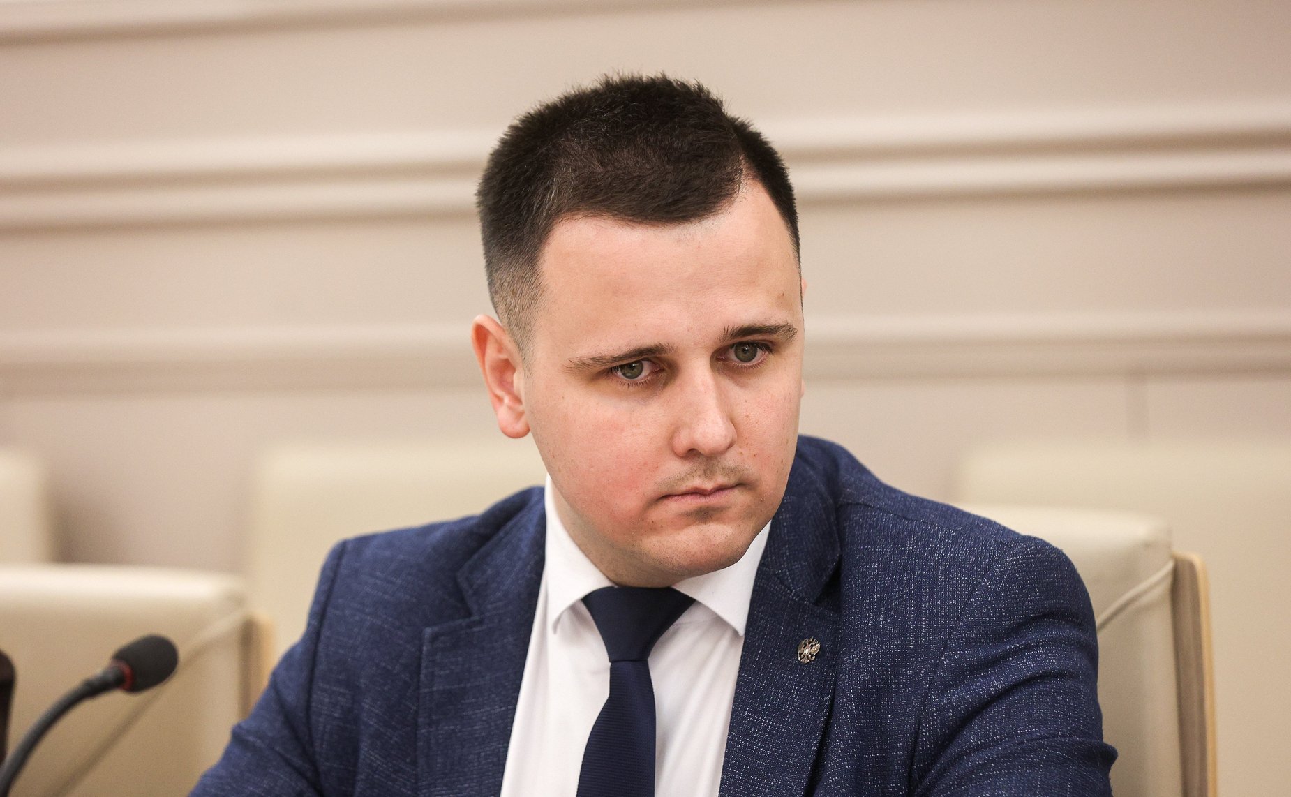 Встреча Александра Варфоломеева с членами молодежного парламента при Тульской областной Думе