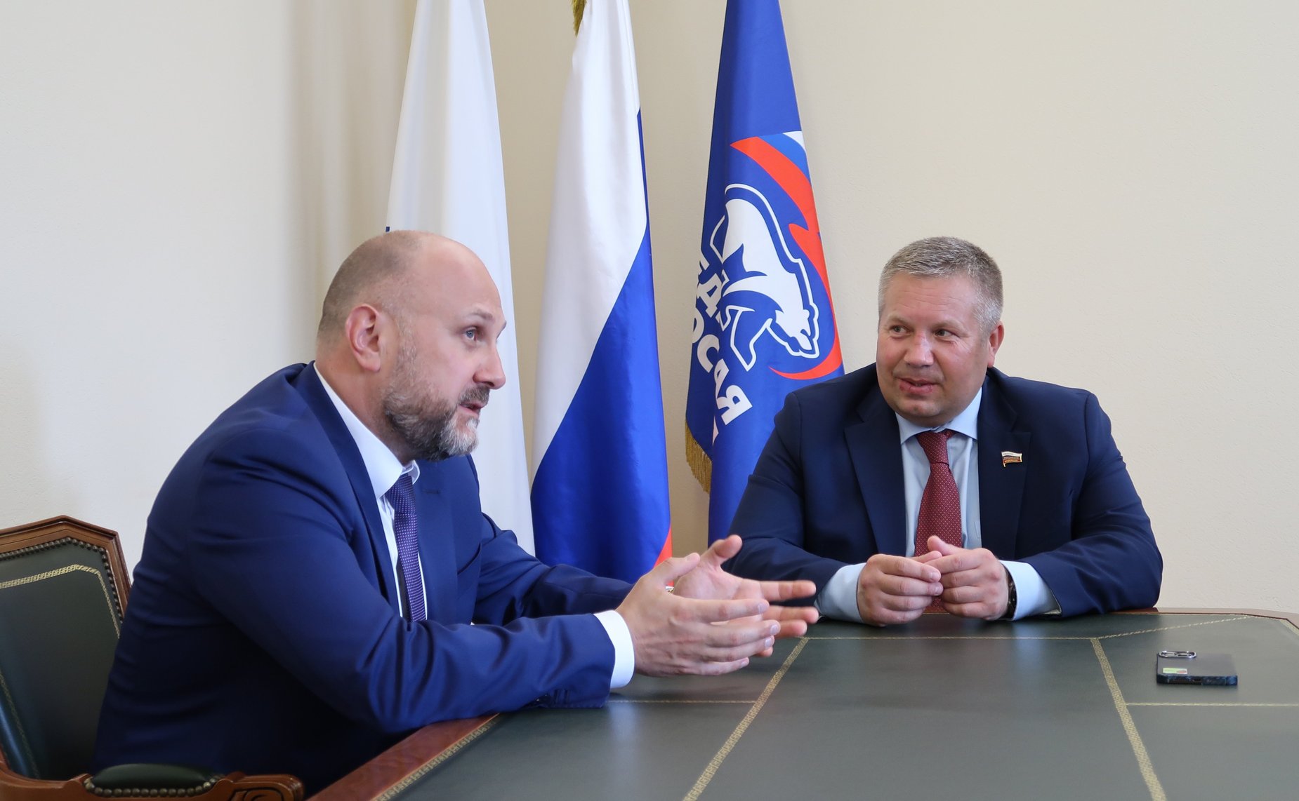 Денис Гусев в ходе работы в регионе провел встречу с сотрудниками Федерального института промышленной собственности (ФИПС)