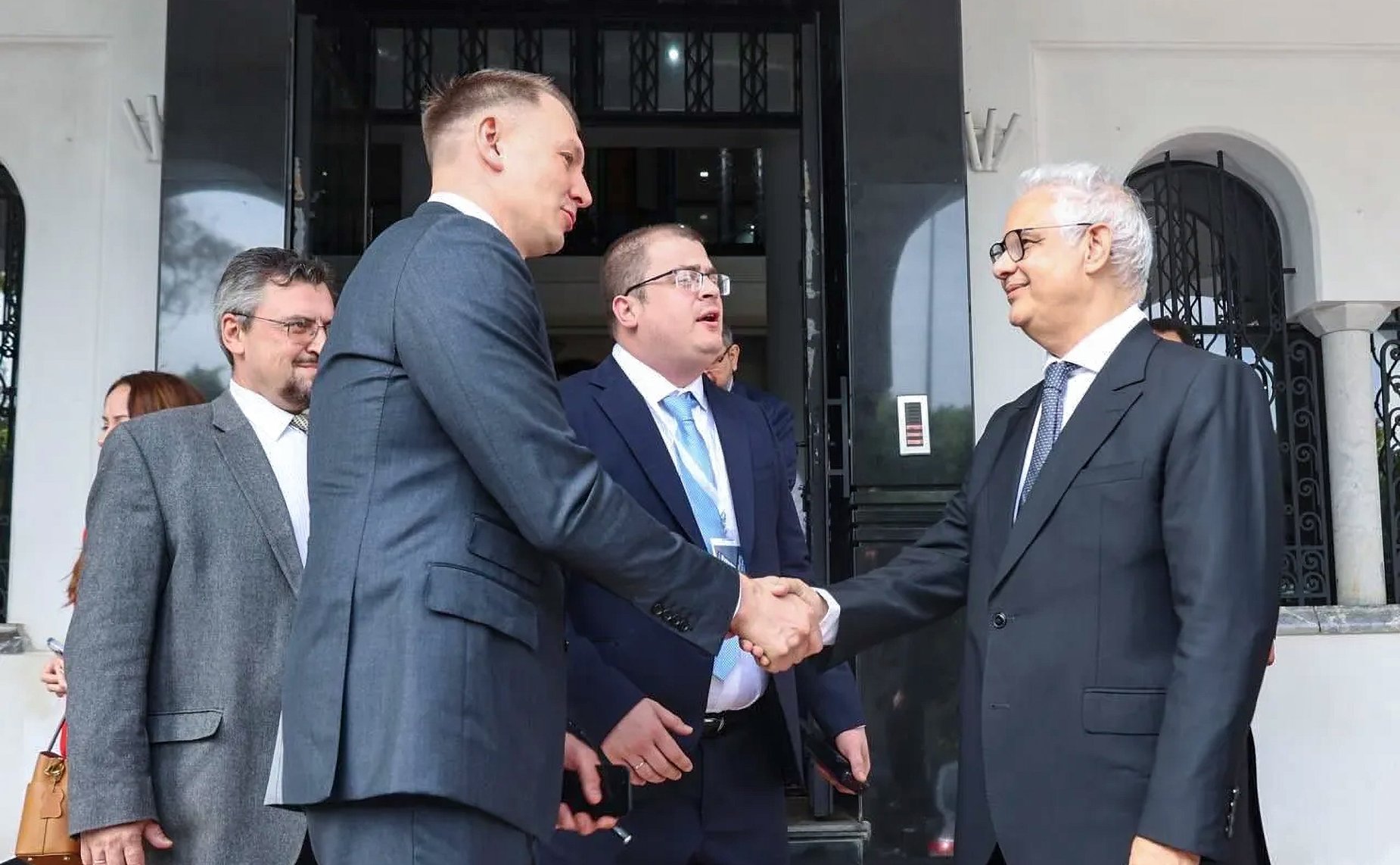 Участие делегации Совета Федерации в заседании группы по сотрудничеству Совета Федерации с Палатой советников Королевства Марокко. Встреча с Министром оборудования и водных ресурсов Низаом Баракой