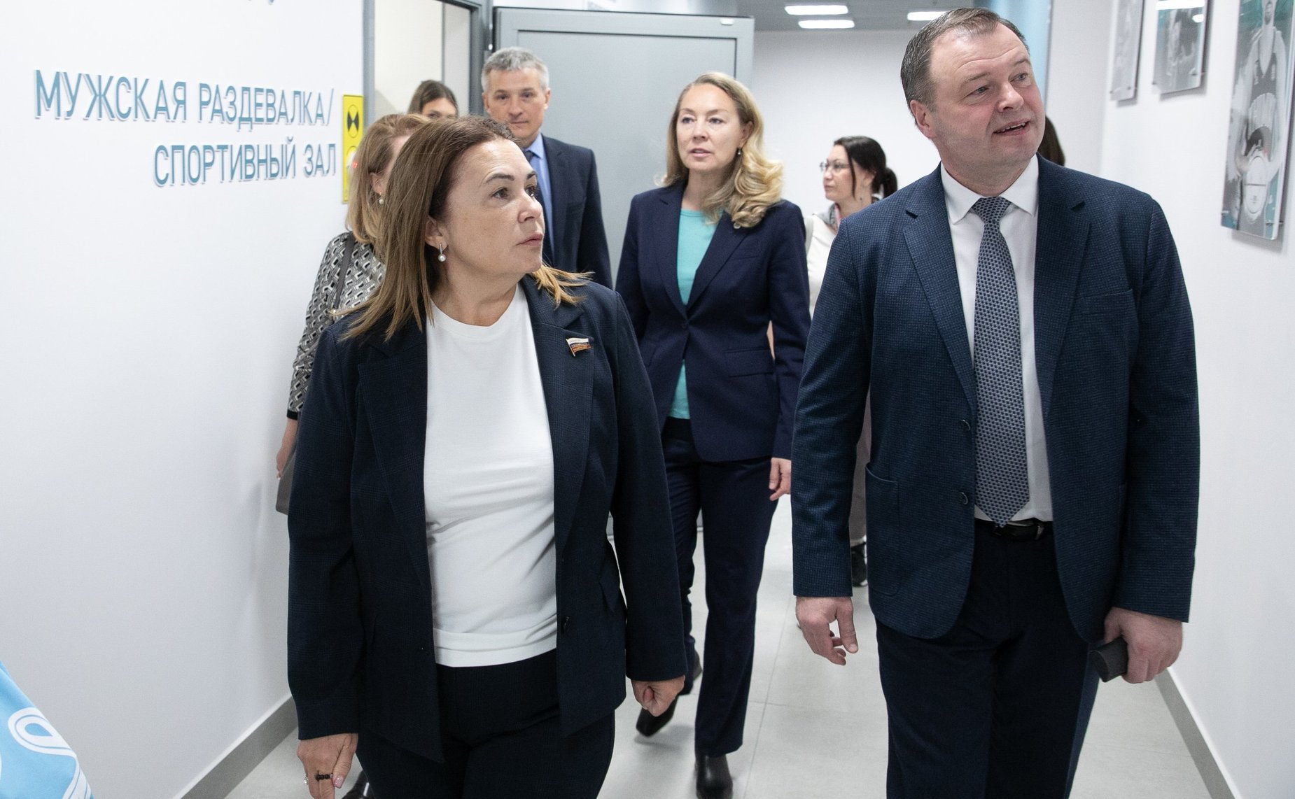 Сенаторы посетили Центр физкультурной и спортивной работы «Олимпия» Тюменского муниципального района