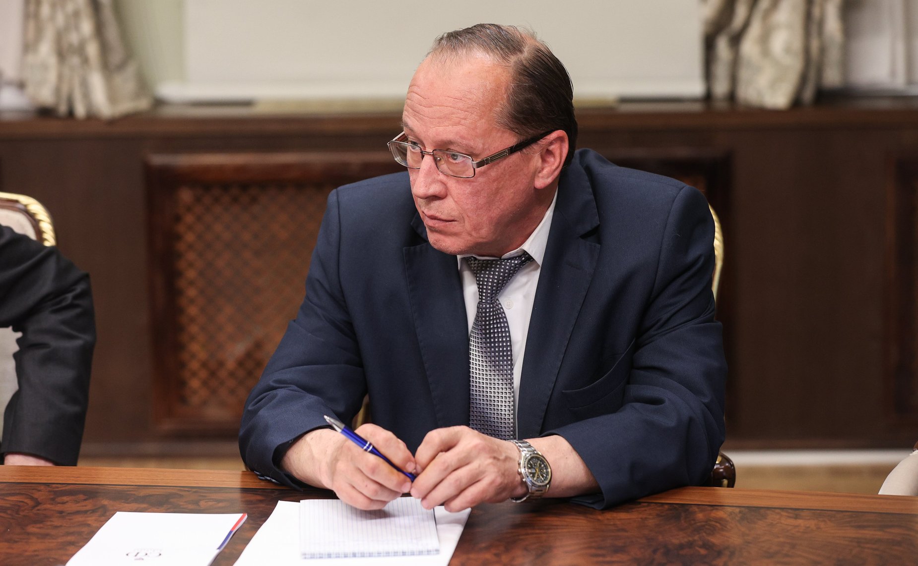 Григорий Карасин встретился с Чрезвычайным и Полномочным Послом Республики Мозамбик в Российской Федерации Жузе Матеушем Муарией Катупхой