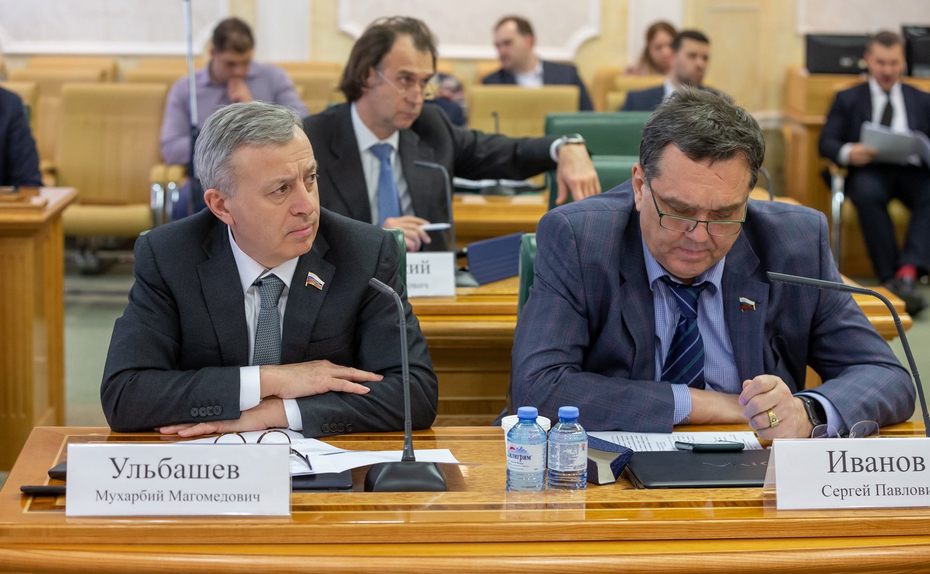 Мухарбий Ульбашев и Сергей Иванов