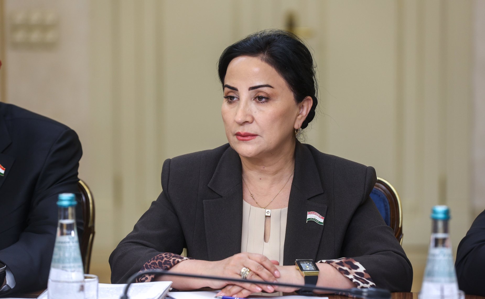 Заседание Комиссии по сотрудничеству Совета Федерации Федерального Собрания Российской Федерации и Маджлиси милли Маджлиси Оли Республики Таджикистан