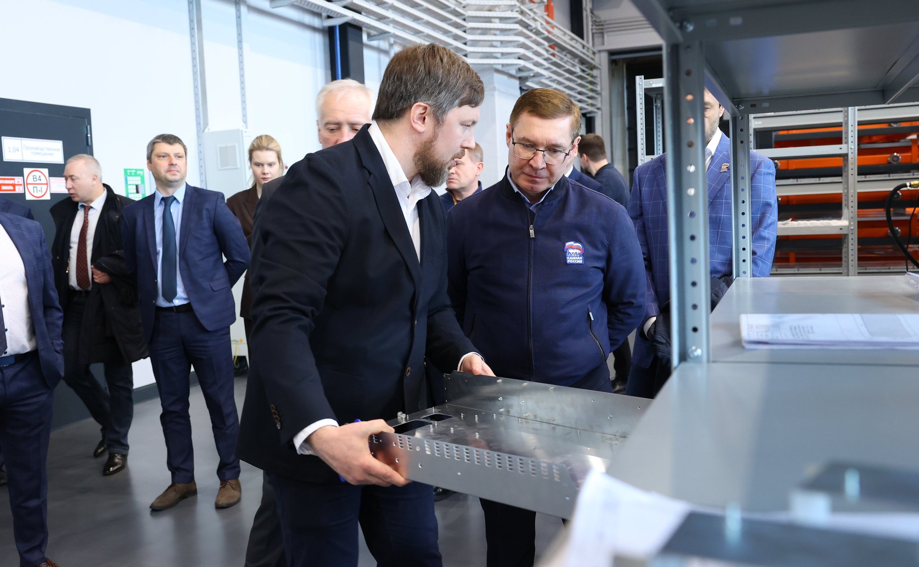 Первый заместитель Председателя Совета Федерации Владимир Якушев осмотрел Особую экономическую зону (ОЭЗ) «Томск»