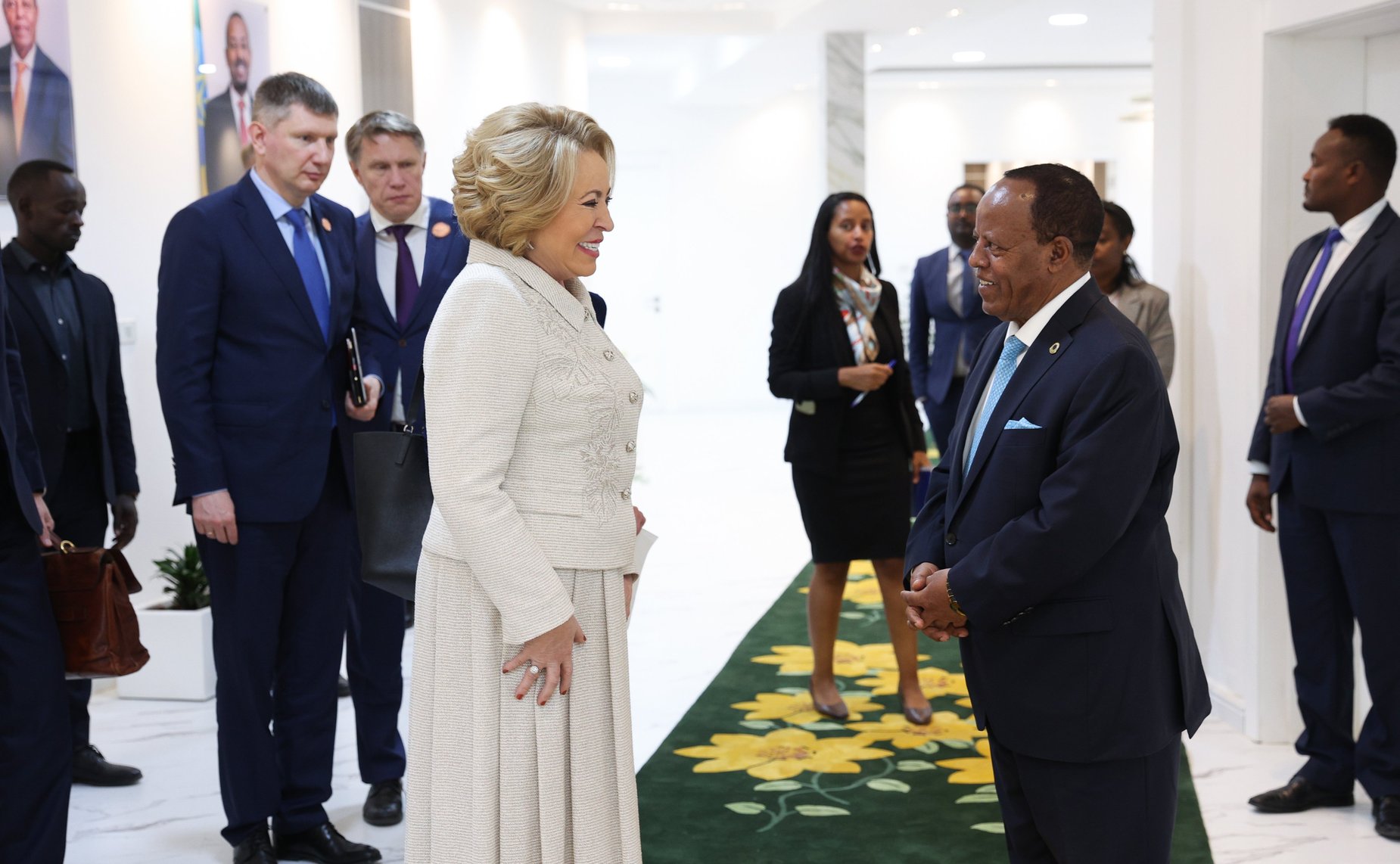 Встреча Председателя СФ Валентины Матвиенко с Президентом Федеративной Демократической Республики Эфиопии Тайе Ацкеселассие